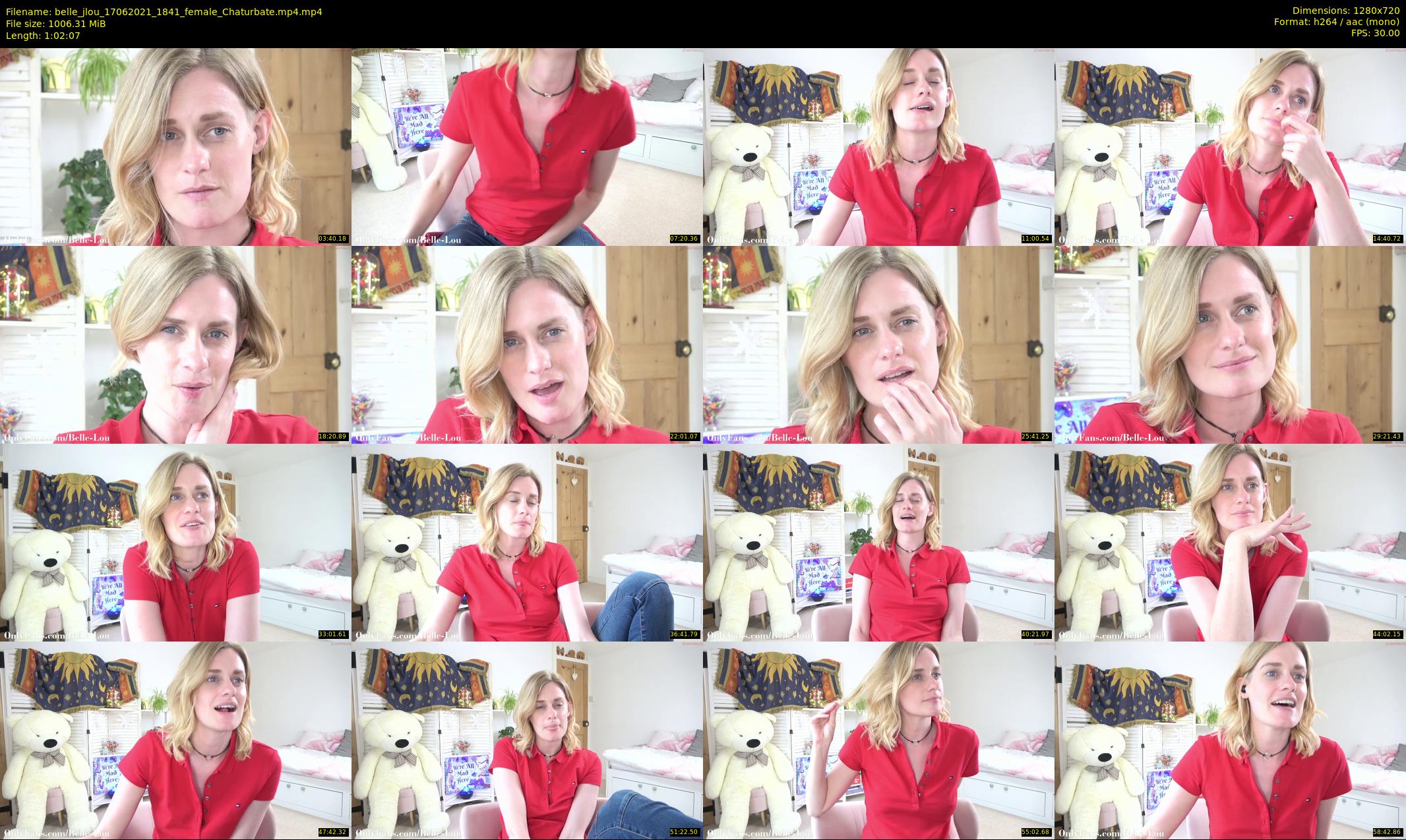 belle_jlou — 63 minute Chaturbate female cam show recording, 720p, Jun 17, 2021