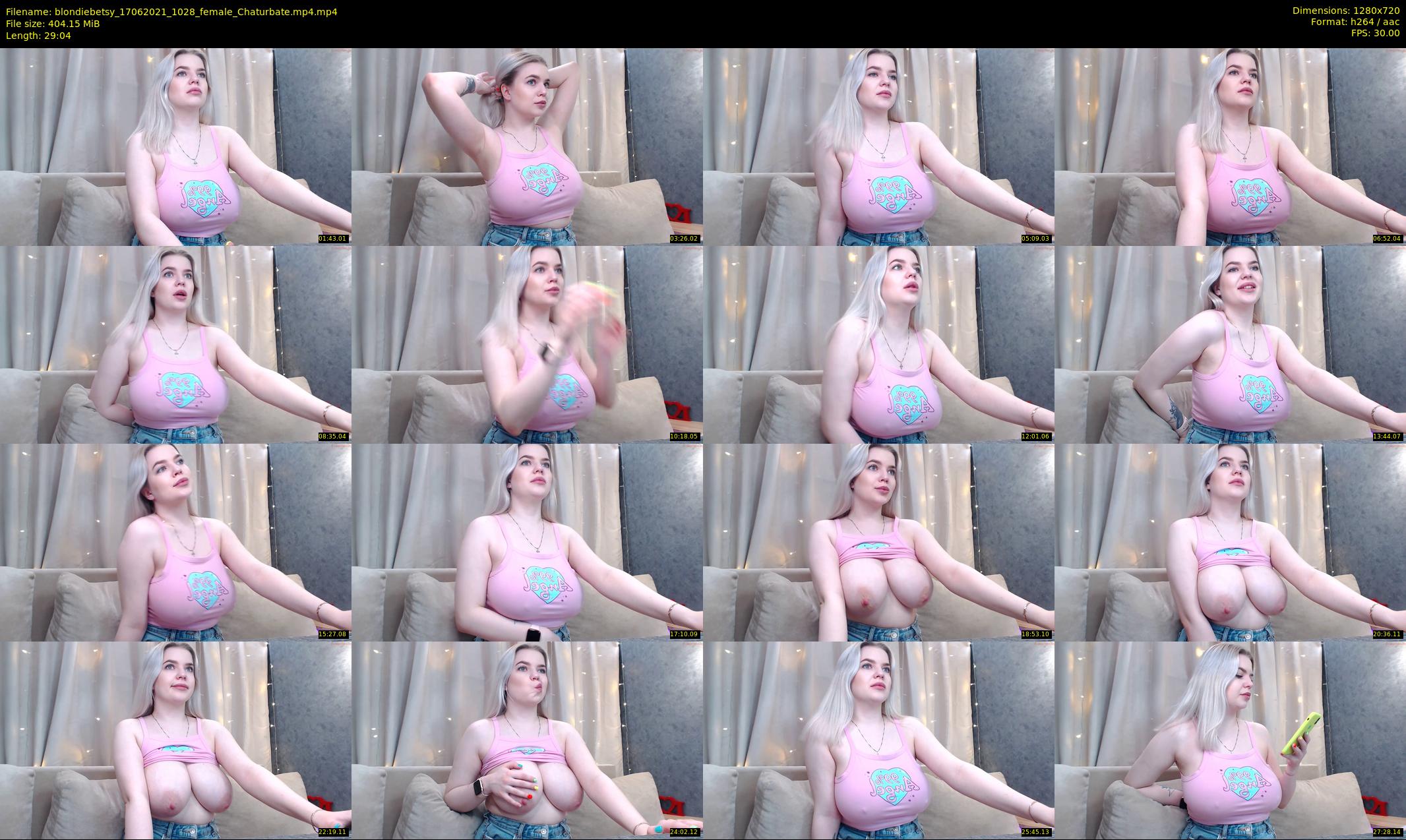 blondiebetsy — 30 minute Chaturbate female cam show recording, 720p, Jun 17, 2021
