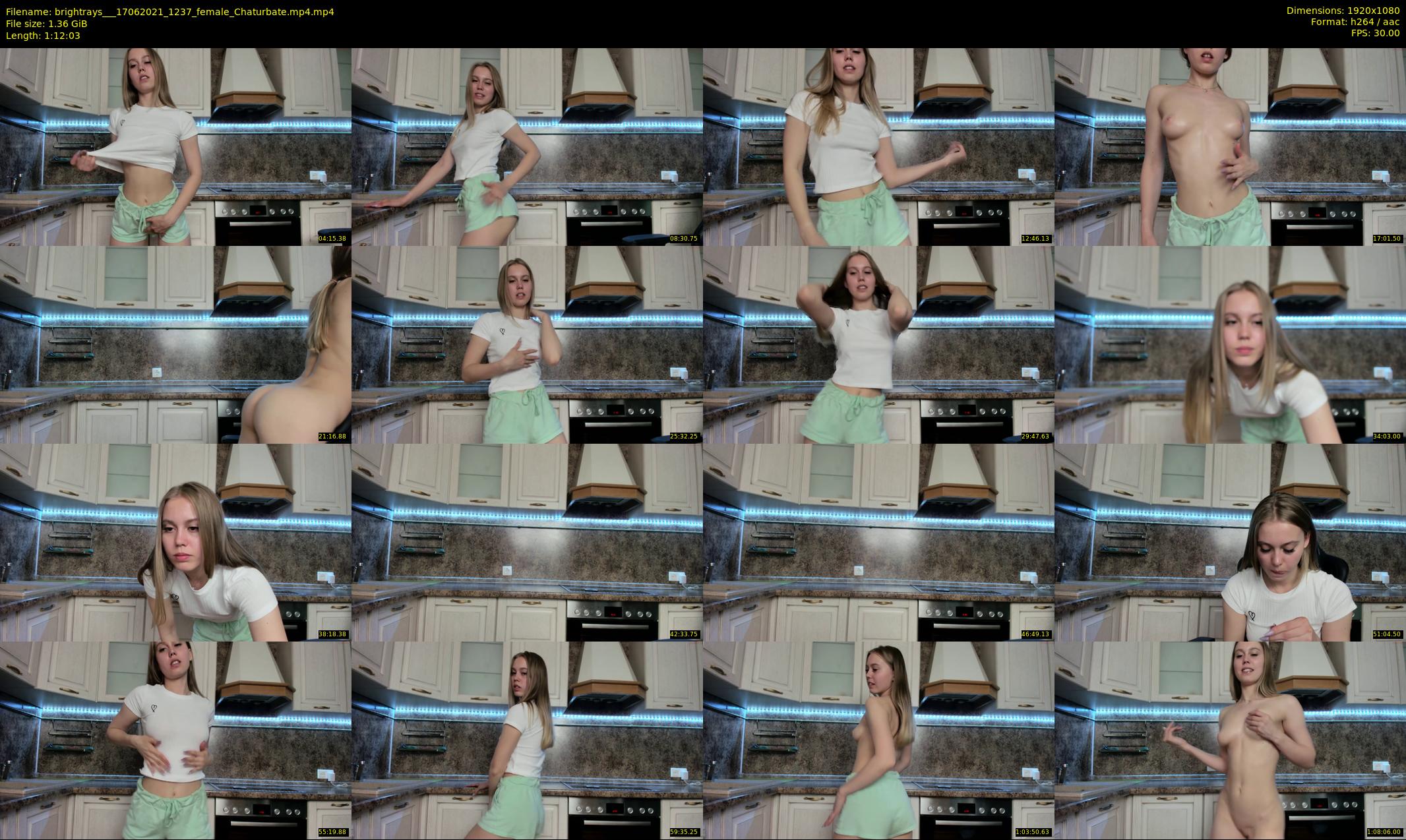 brightrays__ — 73 minute Chaturbate female cam show recording, 1080p, Jun 17, 2021
