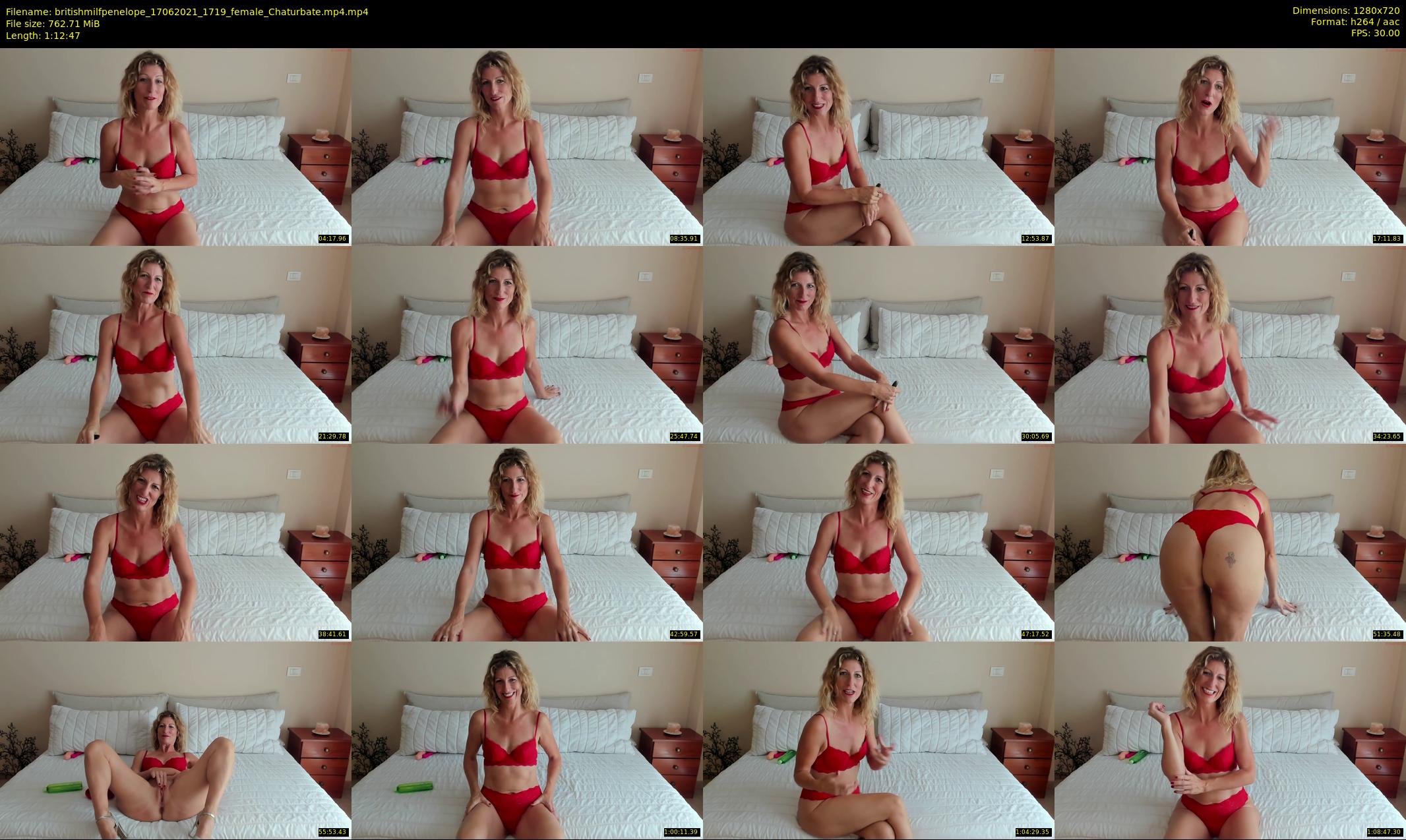 britishmilfpenelope — 73 minute Chaturbate female cam show recording, 720p, Jun 17, 2021