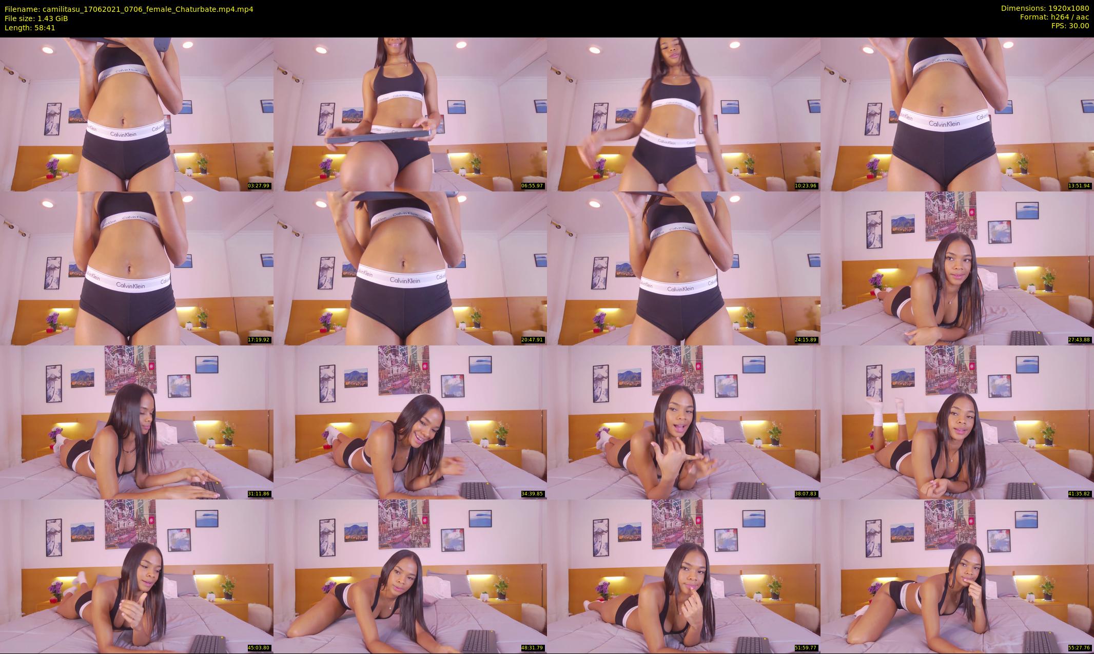 camilitasu — 59 minute Chaturbate female cam show recording, 1080p, Jun 17, 2021