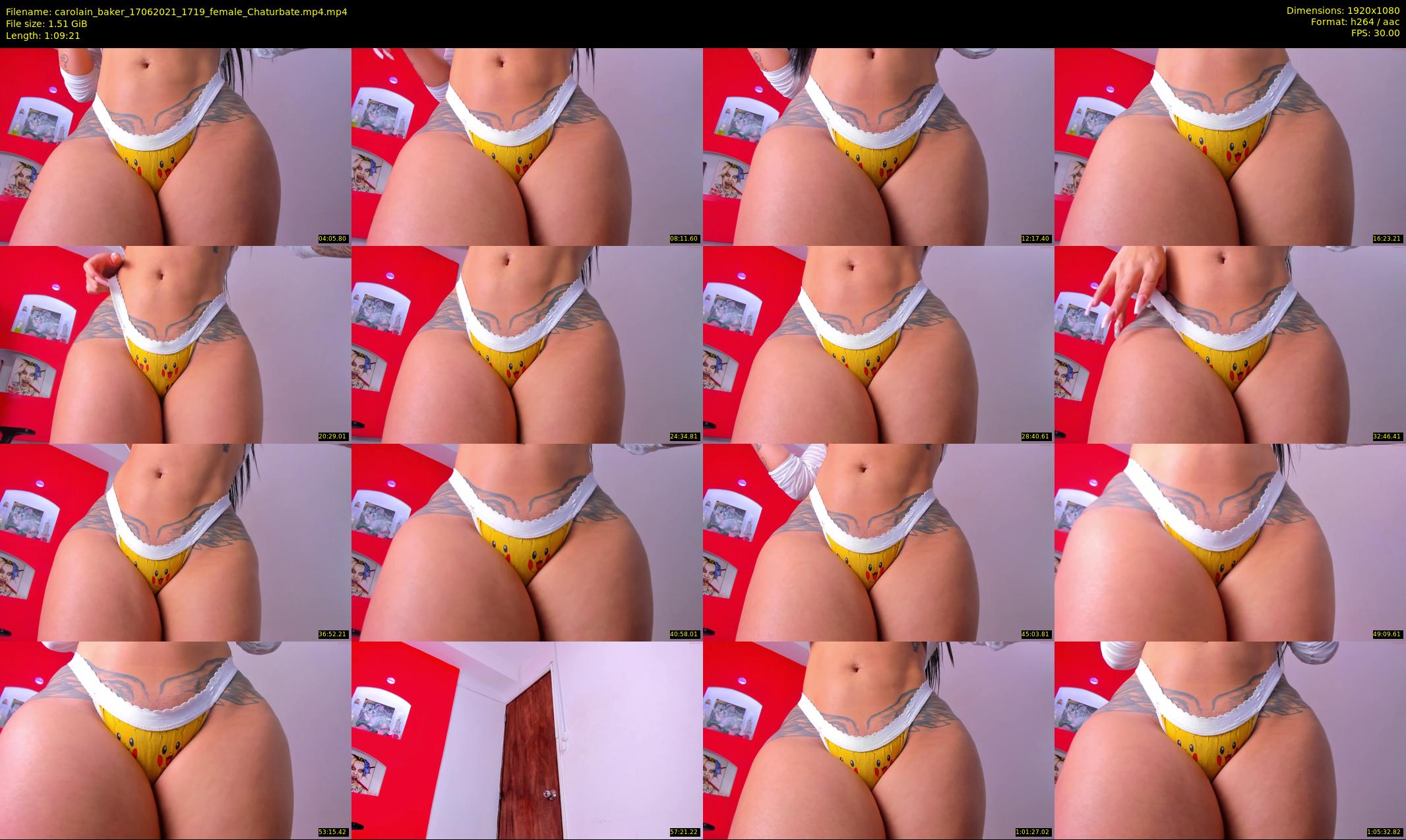 carolain_baker — 70 minute Chaturbate female cam show recording, 1080p, Jun 17, 2021