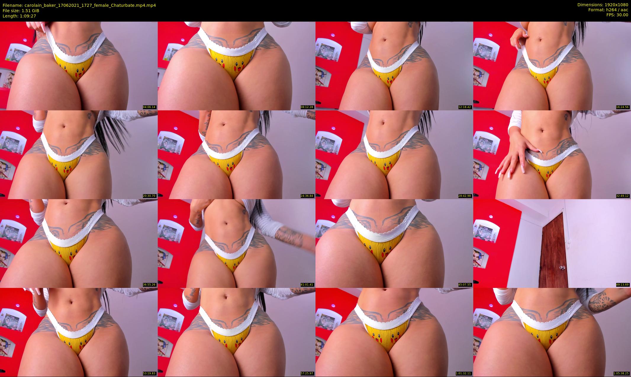 carolain_baker — 70 minute Chaturbate female cam show recording, 1080p, Jun 17, 2021