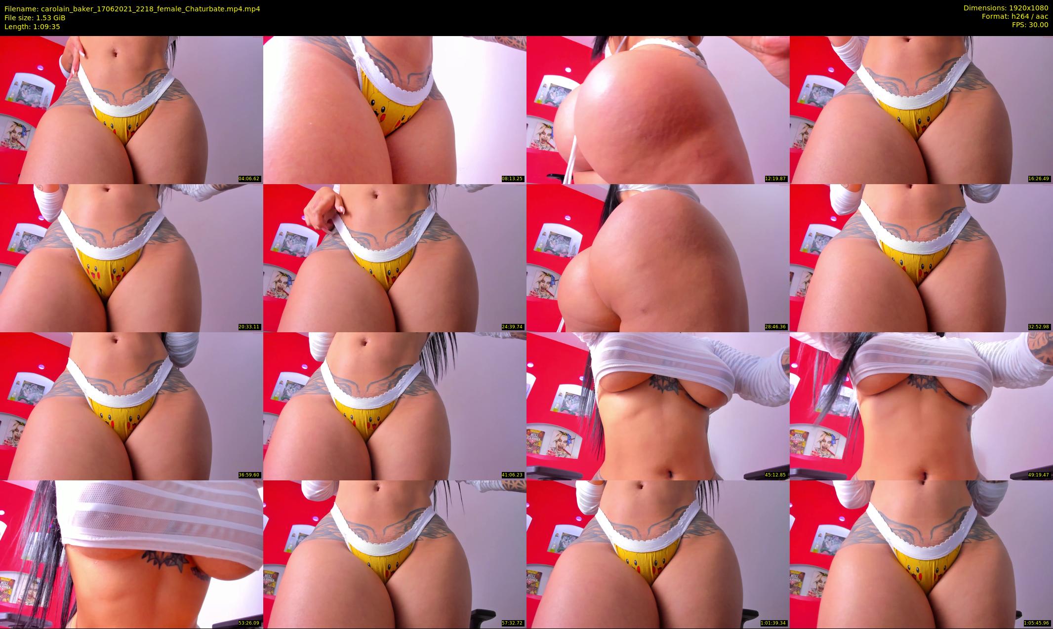 carolain_baker — 70 minute Chaturbate female cam show recording, 1080p, Jun 17, 2021