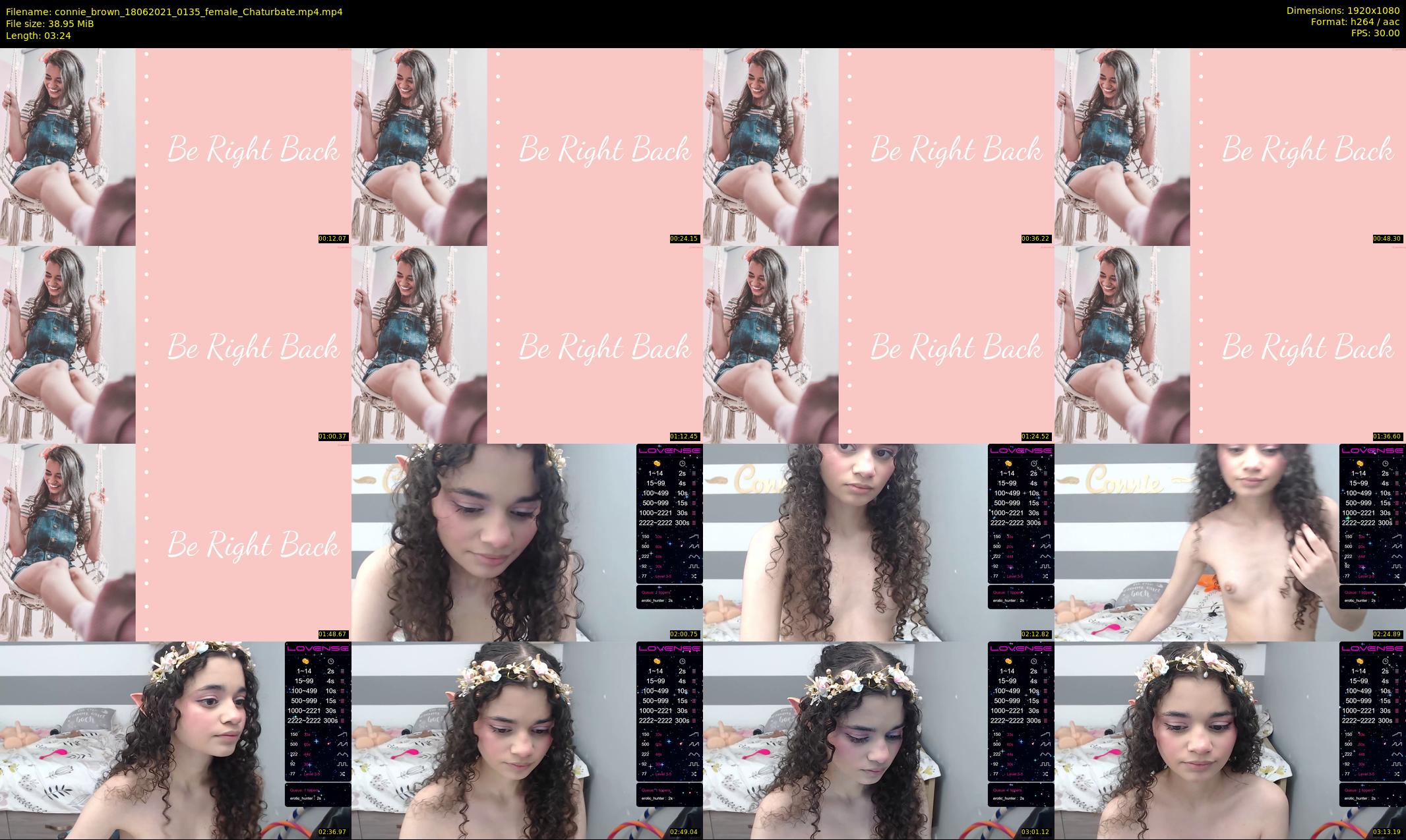 connie_brown — 4 minute Chaturbate female cam show recording, 1080p, Jun 18, 2021