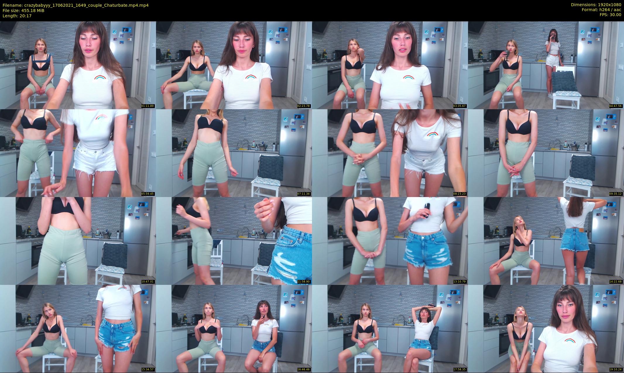 crazybabyyy — 21 minute Chaturbate couple cam show recording, 1080p, Jun 17, 2021