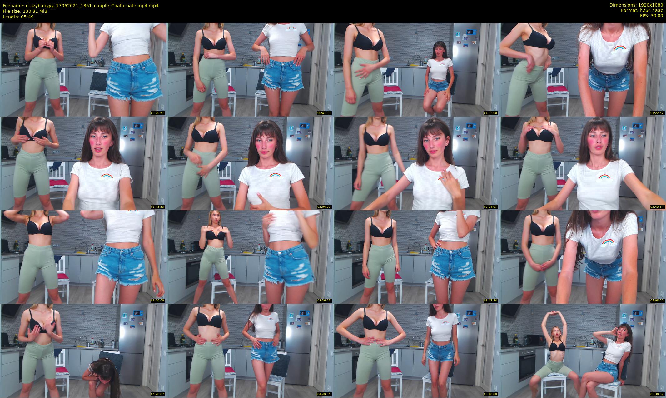 crazybabyyy — 6 minute Chaturbate couple cam show recording, 1080p, Jun 17, 2021