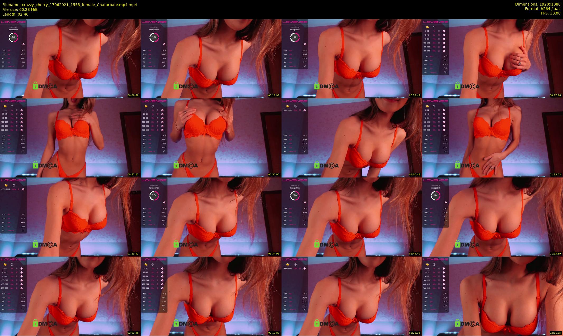 crazzy_cherry — 3 minute Chaturbate female cam show recording, 1080p, Jun 17, 2021