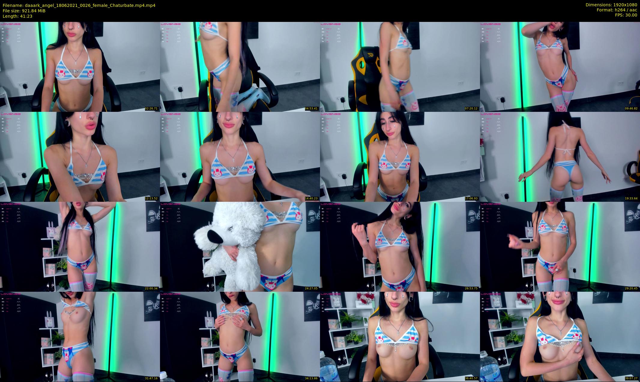 daaark_angel — 42 minute Chaturbate female cam show recording, 1080p, Jun 18, 2021