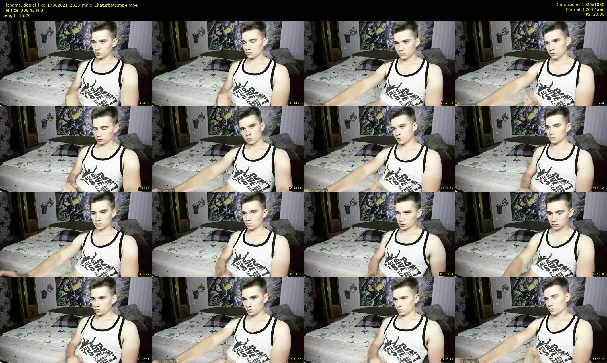 daniel_like — 16 minute Chaturbate male cam show recording, 1080p, Jun 17, 2021