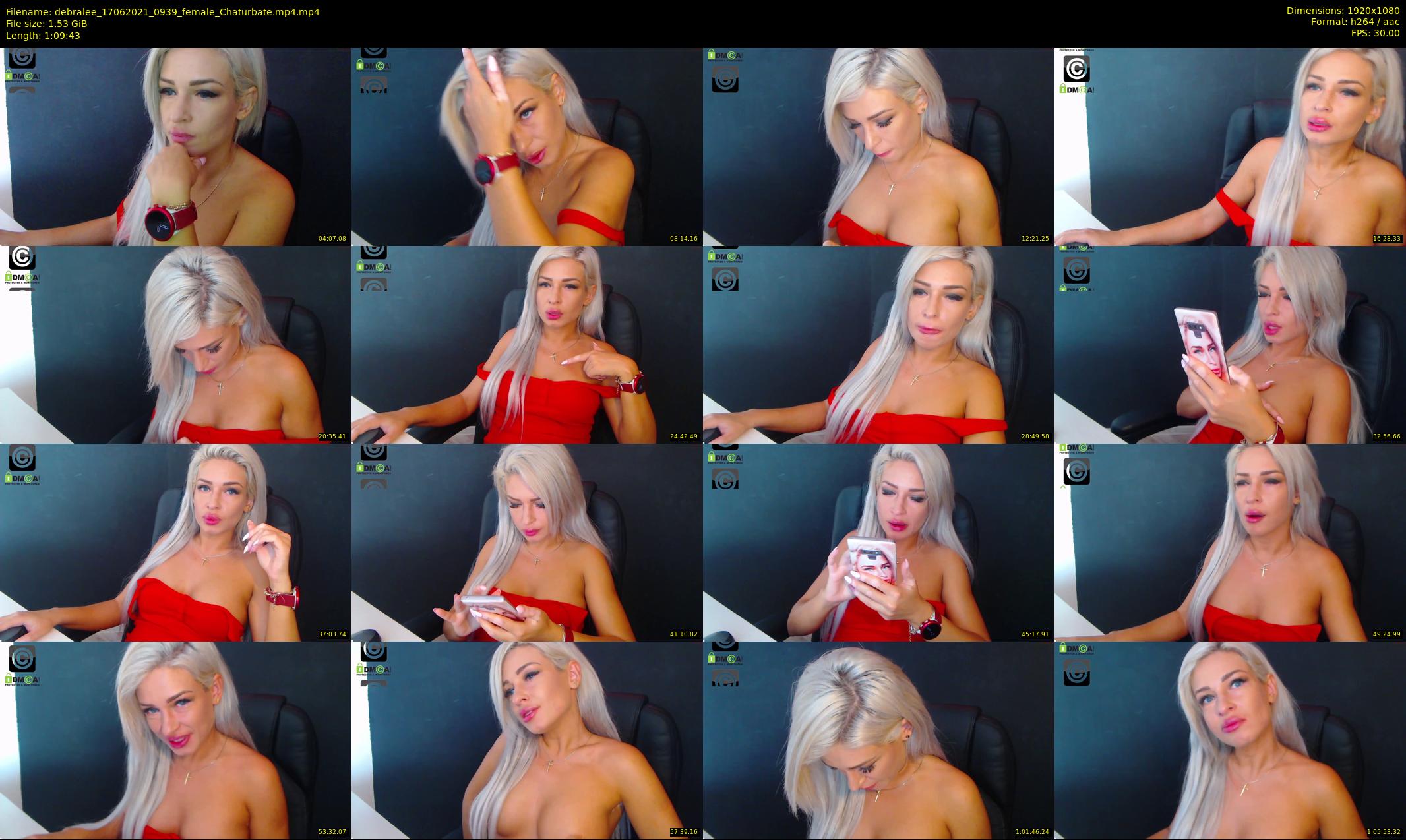 debralee — 70 minute Chaturbate female cam show recording, 1080p, Jun 17, 2021