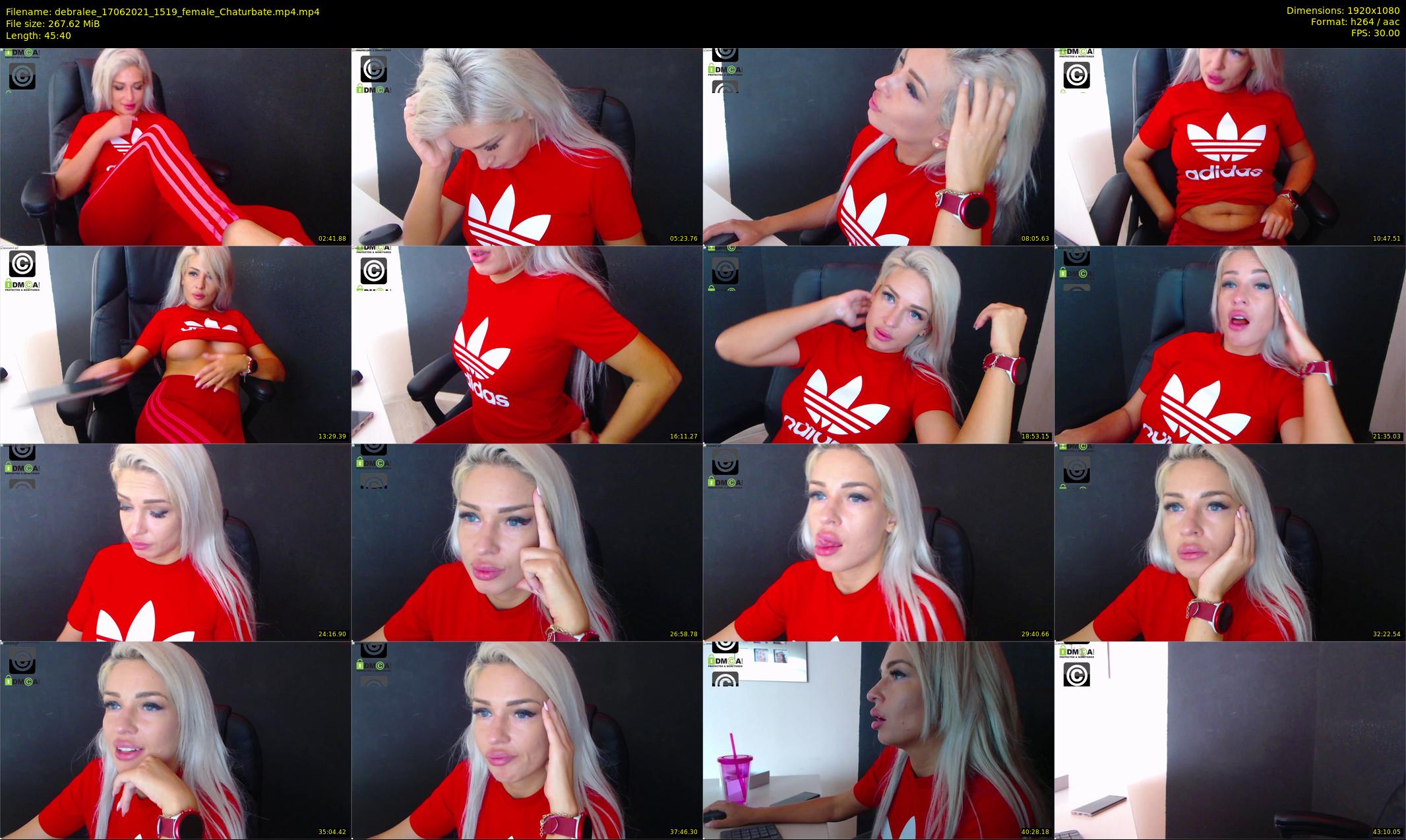 debralee — 46 minute Chaturbate female cam show recording, 1080p, Jun 17, 2021