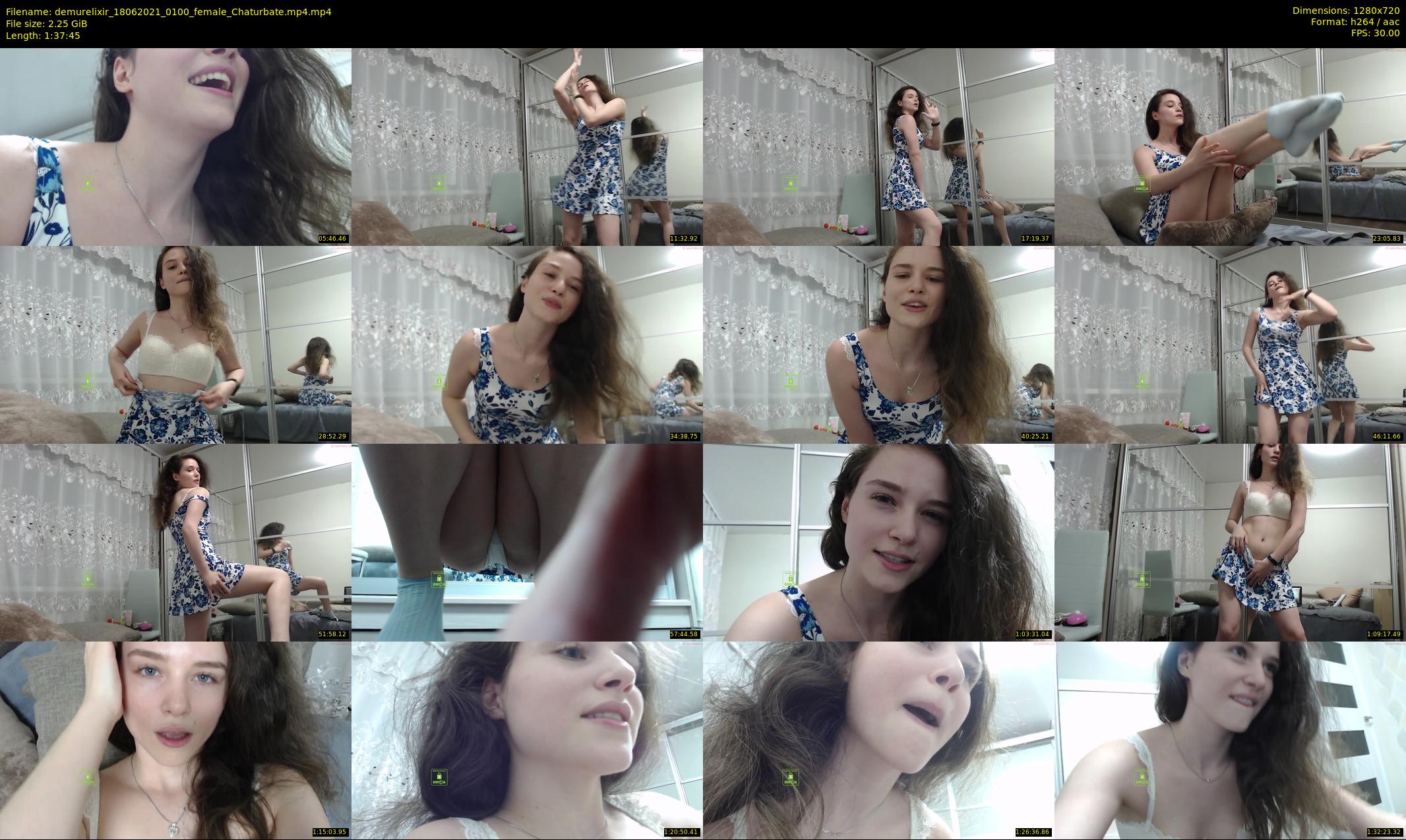 demurelixir — 98 minute Chaturbate female cam show recording, 720p, Jun 18, 2021