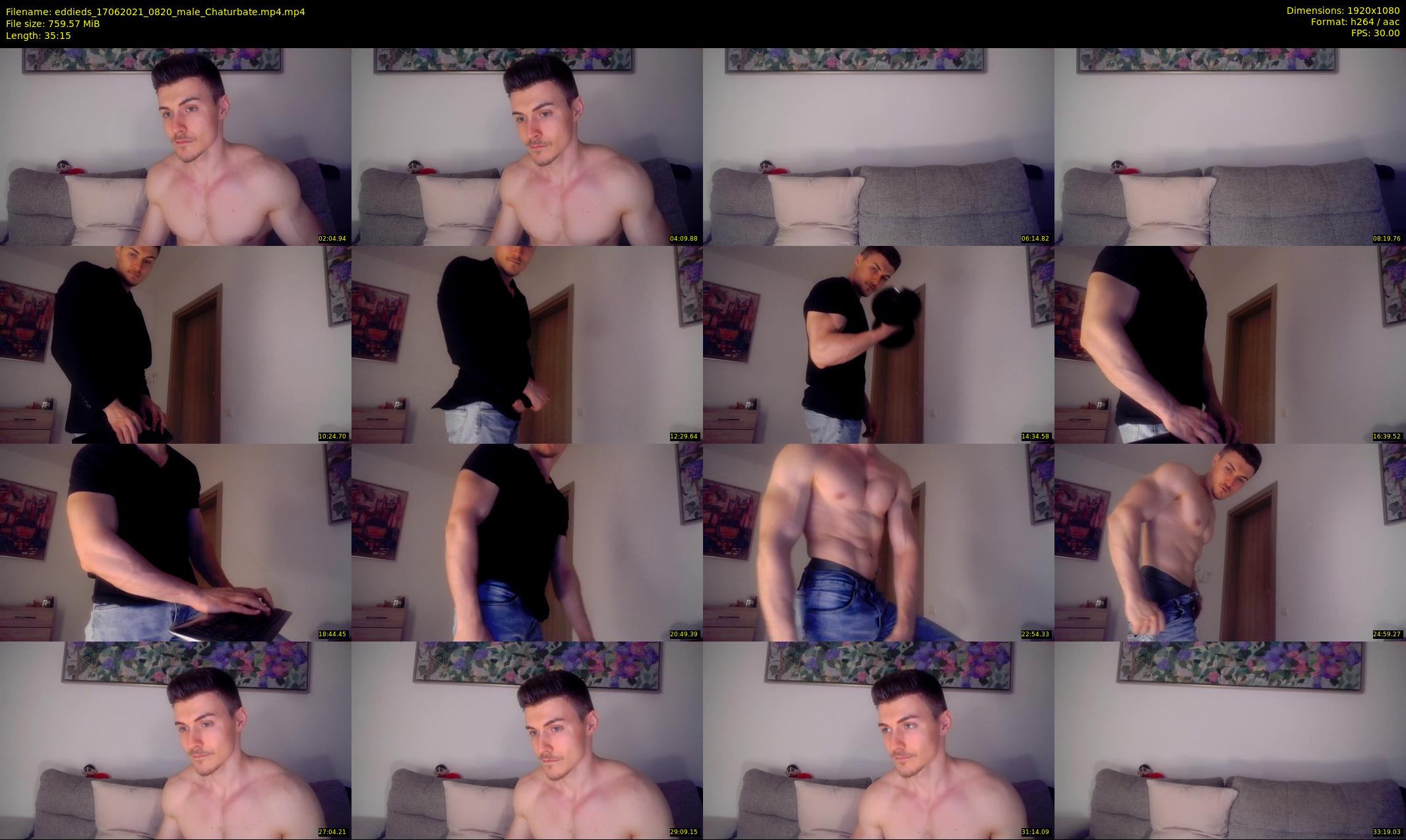 eddieds — 36 minute Chaturbate male cam show recording, 1080p, Jun 17, 2021