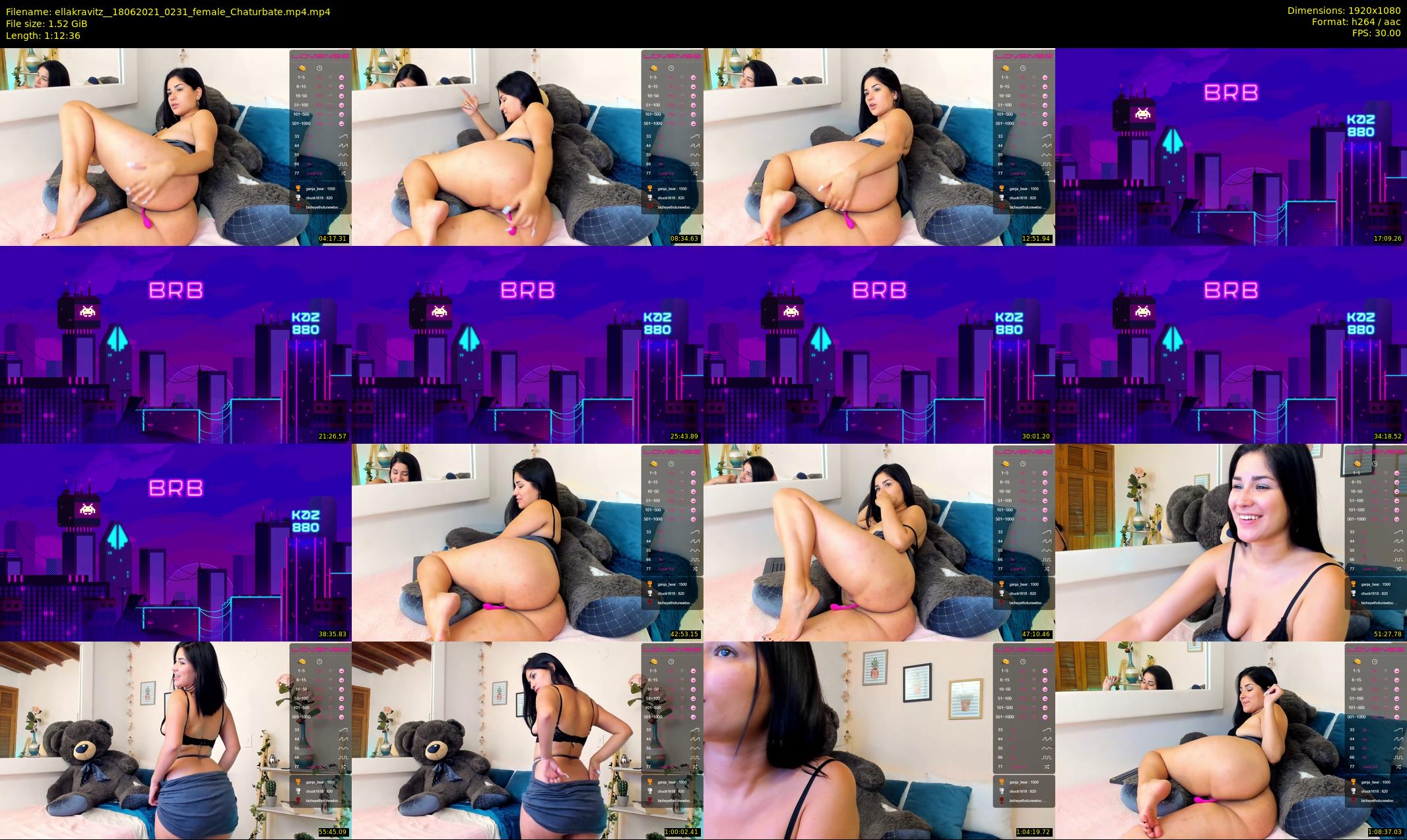 ellakravitz_ — 73 minute Chaturbate female cam show recording, 1080p, Jun 18, 2021