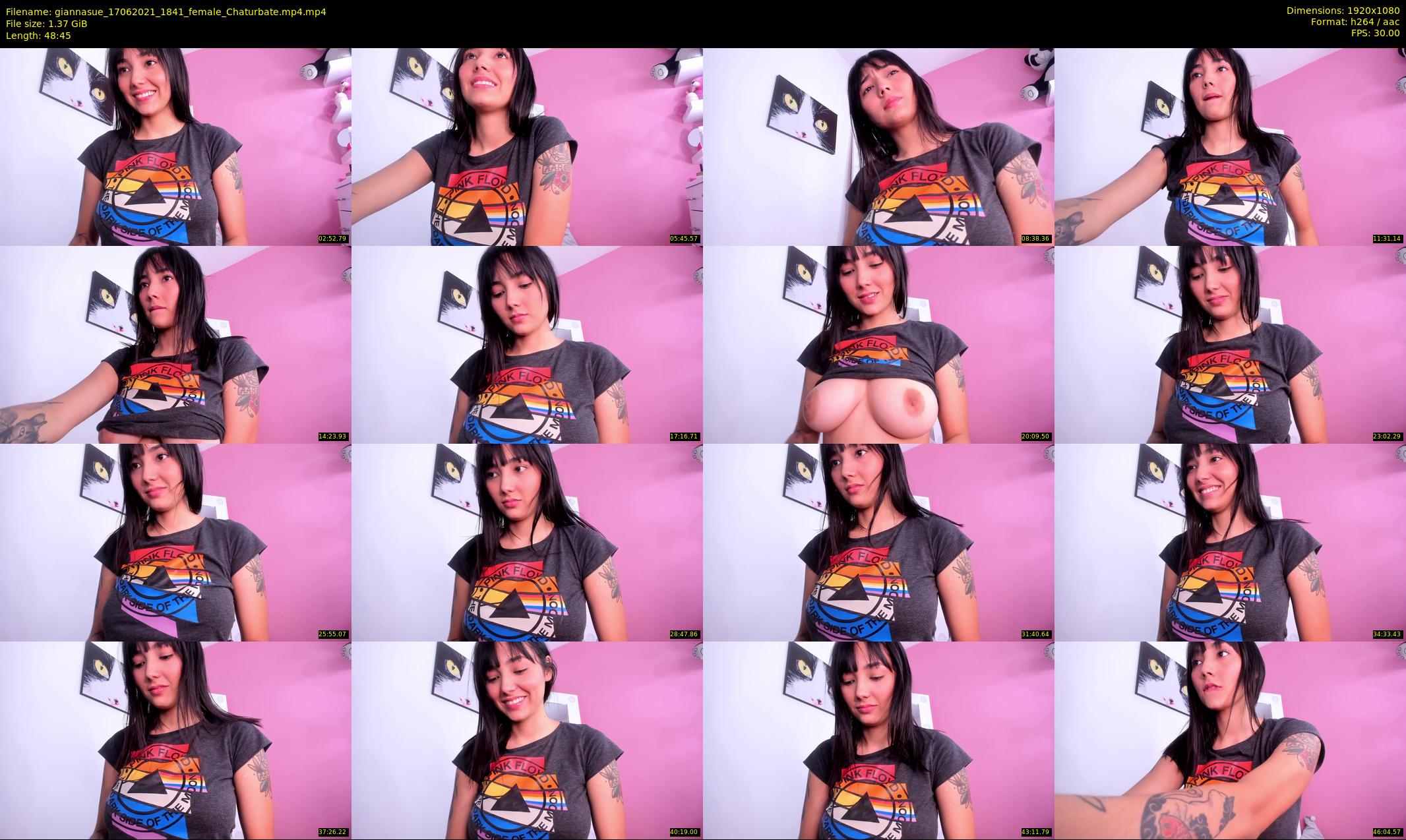 giannasue — 49 minute Chaturbate female cam show recording, 1080p, Jun 17, 2021