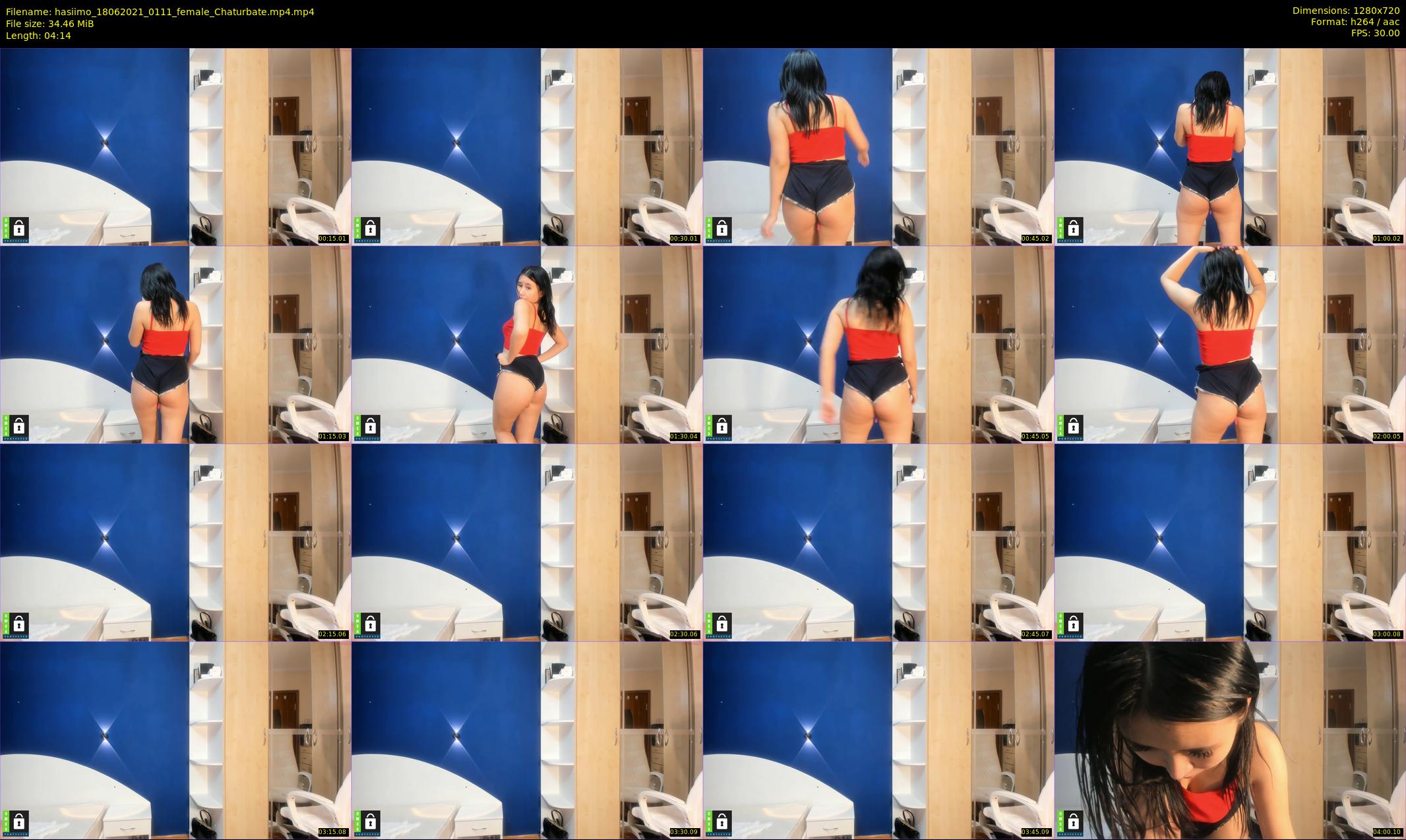 hasiimo — 5 minute Chaturbate female cam show recording, 720p, Jun 18, 2021