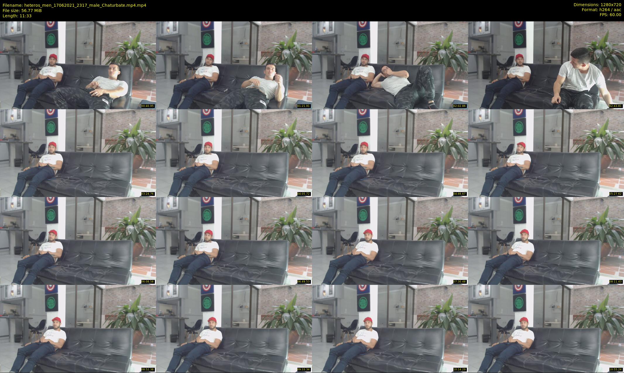 heteros_men — 12 minute Chaturbate male cam show recording, 720p, Jun 17, 2021