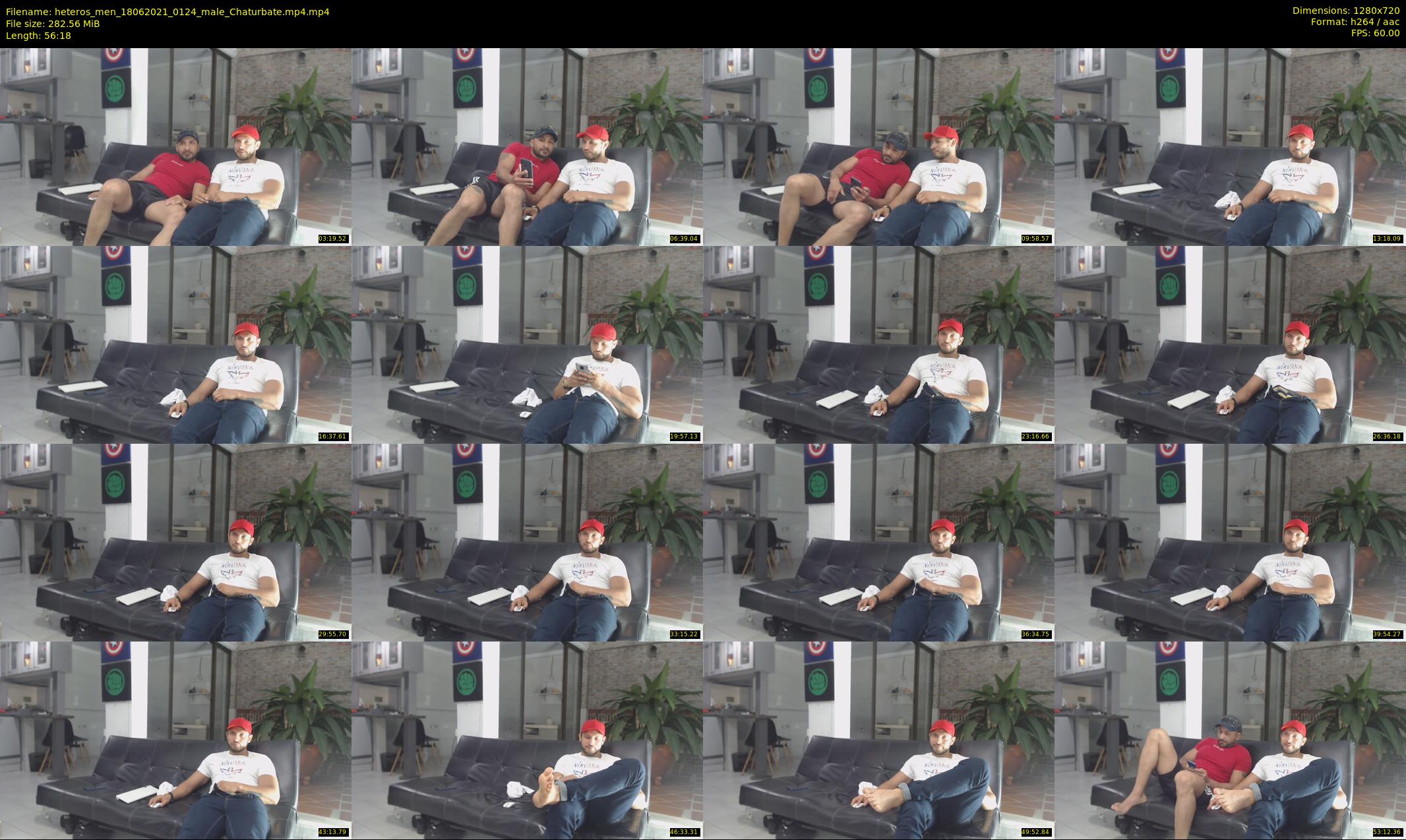 heteros_men — 57 minute Chaturbate male cam show recording, 720p, Jun 18, 2021