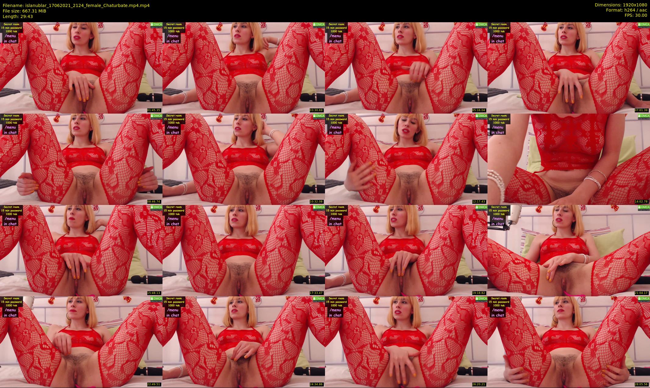 islanublar — 30 minute Chaturbate female cam show recording, 1080p, Jun 17, 2021