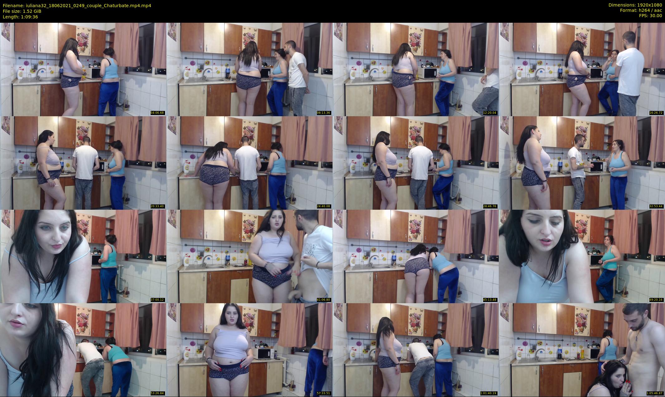 iuliana32 — 70 minute Chaturbate couple cam show recording, 1080p, Jun 18, 2021