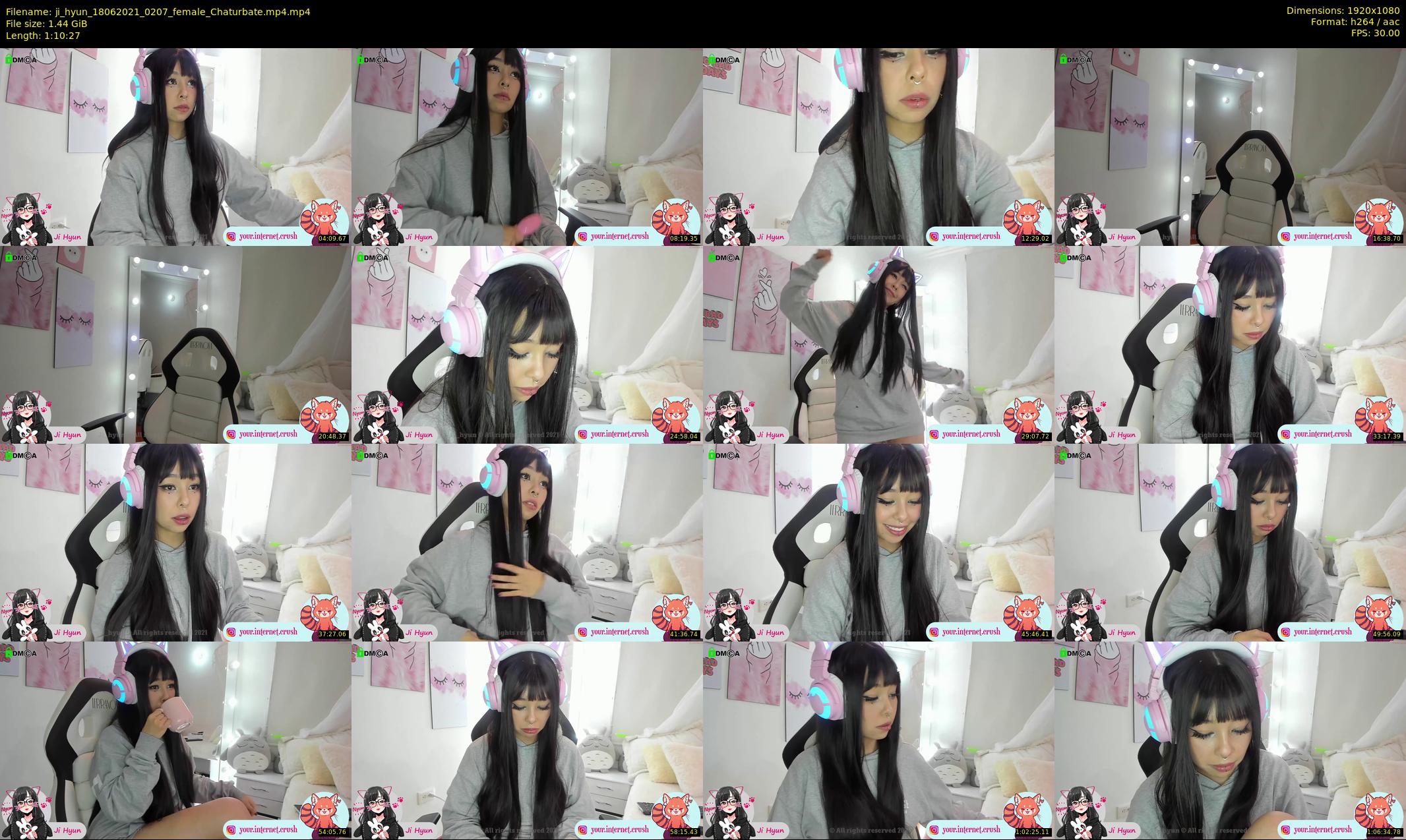 ji_hyun — 71 minute Chaturbate female cam show recording, 1080p, Jun 18, 2021