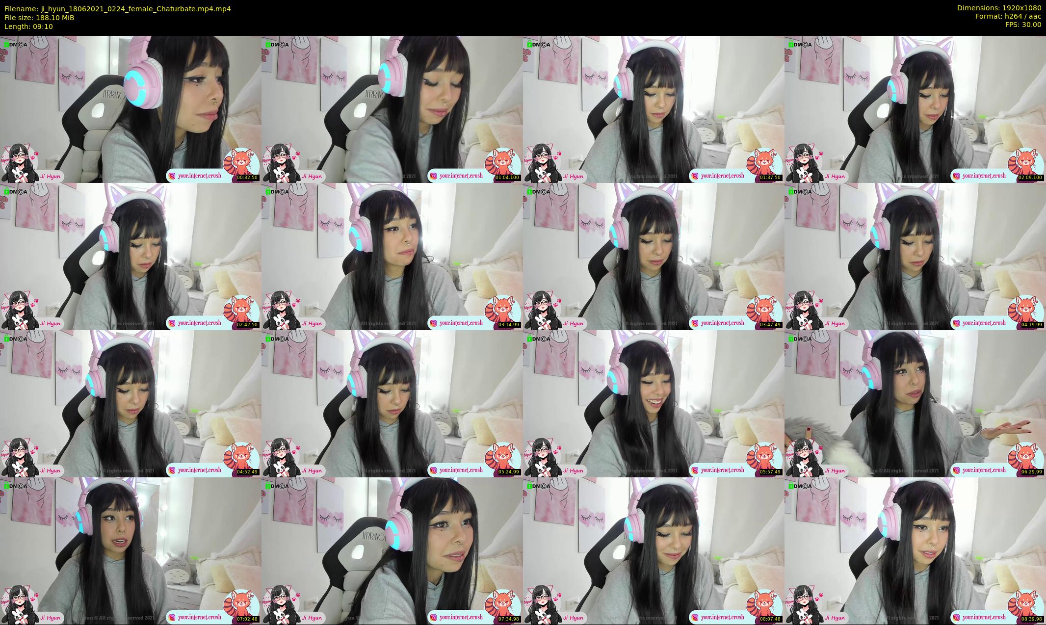 ji_hyun — 10 minute Chaturbate female cam show recording, 1080p, Jun 18, 2021