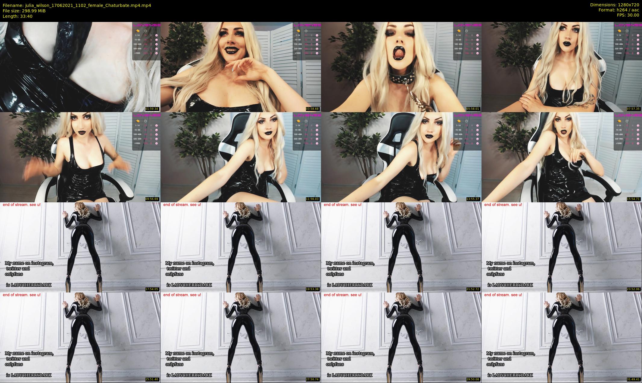 julia_wilson — 34 minute Chaturbate female cam show recording, 720p, Jun 17, 2021