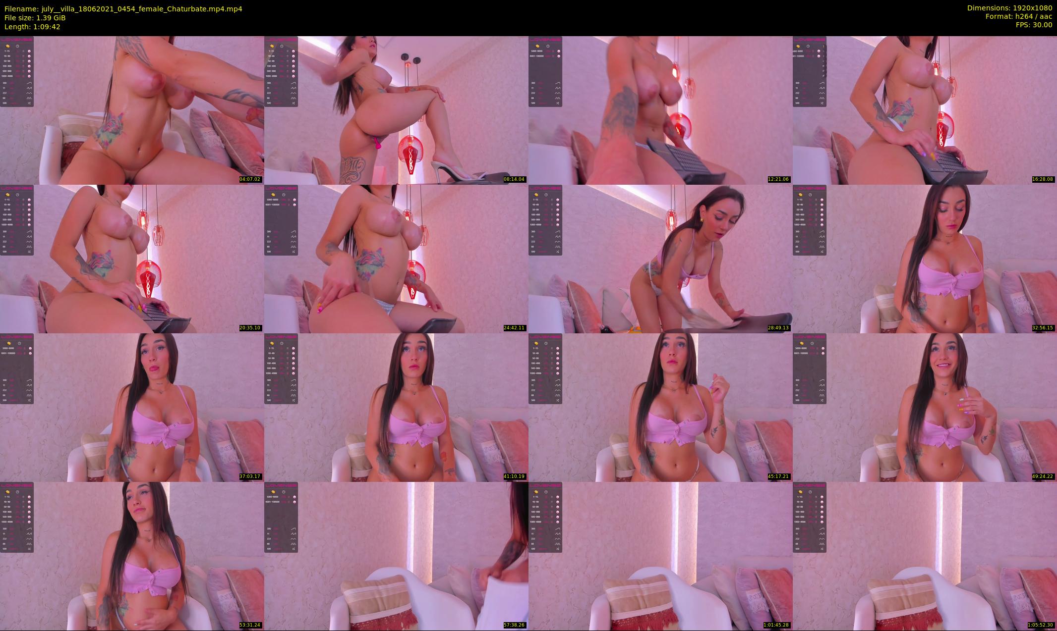 july__villa — 70 minute Chaturbate female cam show recording, 1080p, Jun 18, 2021