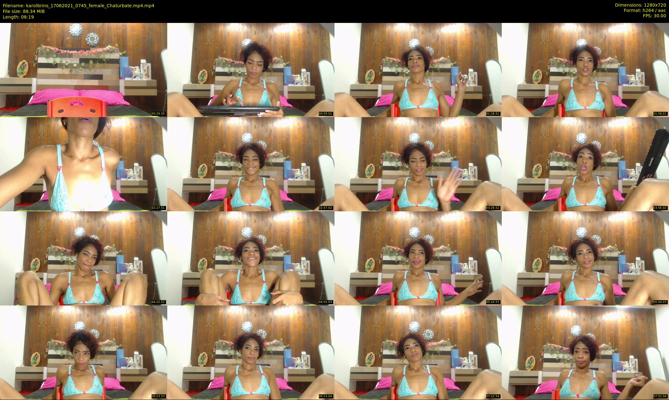 karolbrins — 9 minute Chaturbate female cam show recording, 720p, Jun 17, 2021