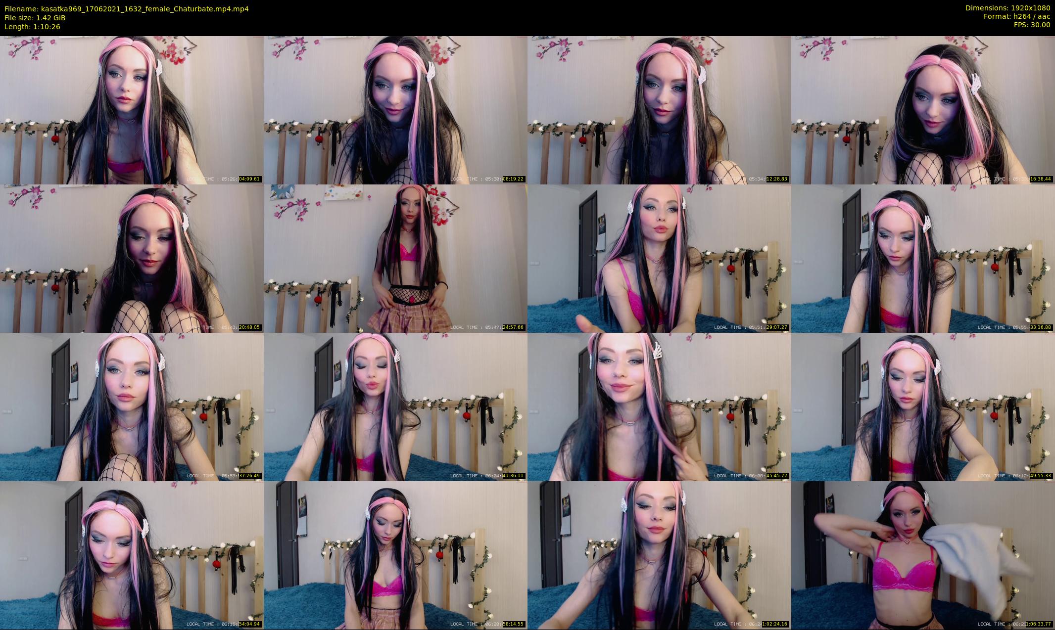 kasatka969 — 71 minute Chaturbate female cam show recording, 1080p, Jun 17, 2021