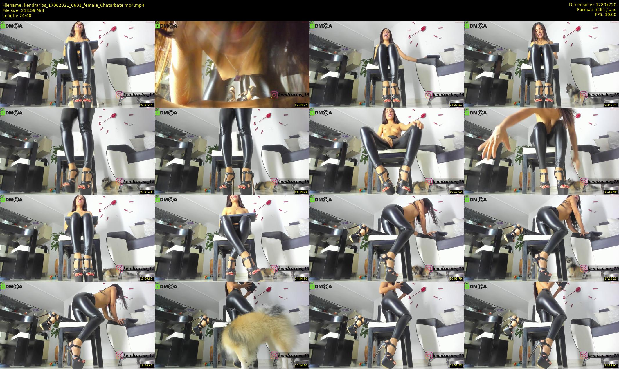 kendrarios — 25 minute Chaturbate female cam show recording, 720p, Jun 17, 2021