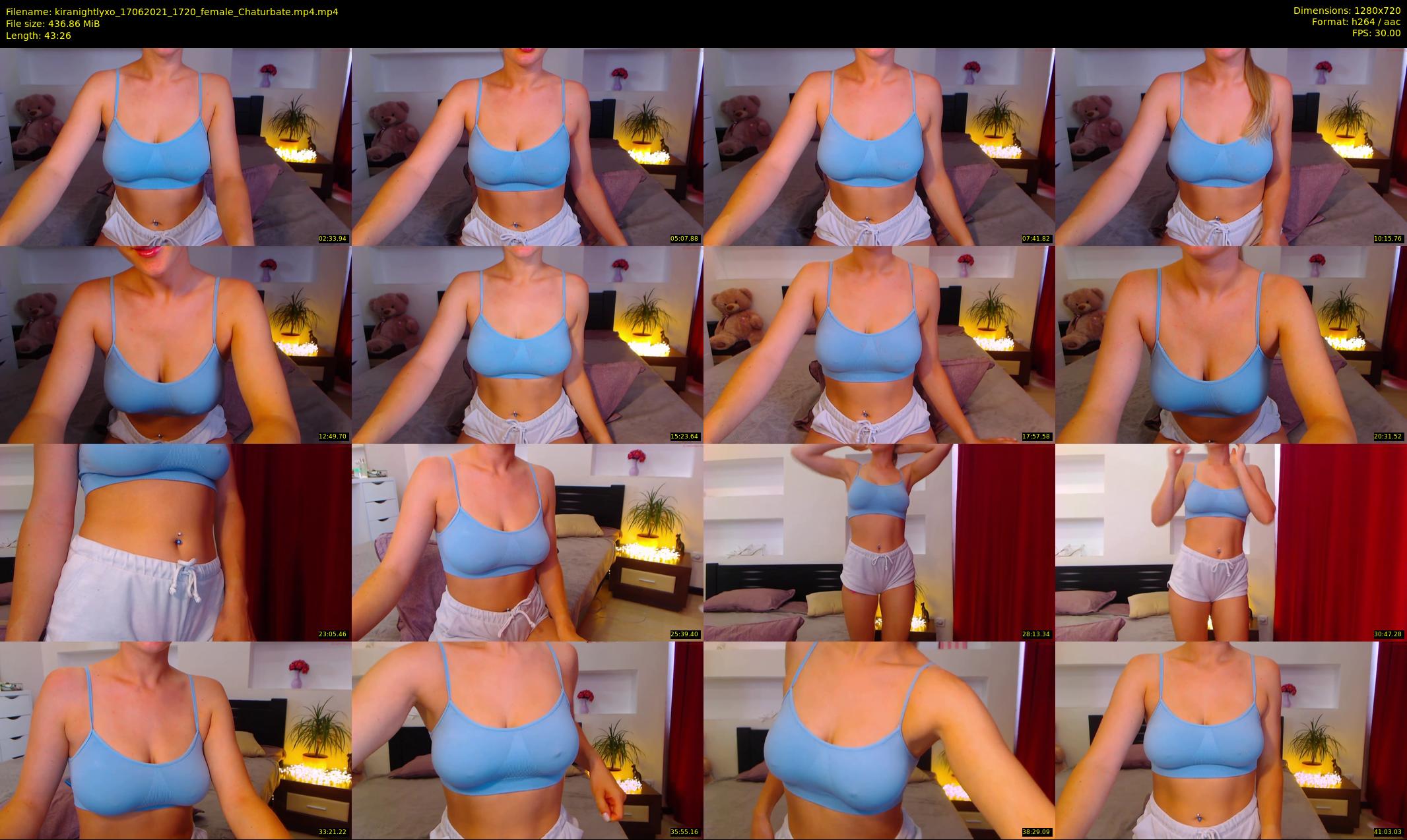 kiranightlyxo — 44 minute Chaturbate female cam show recording, 720p, Jun 17, 2021