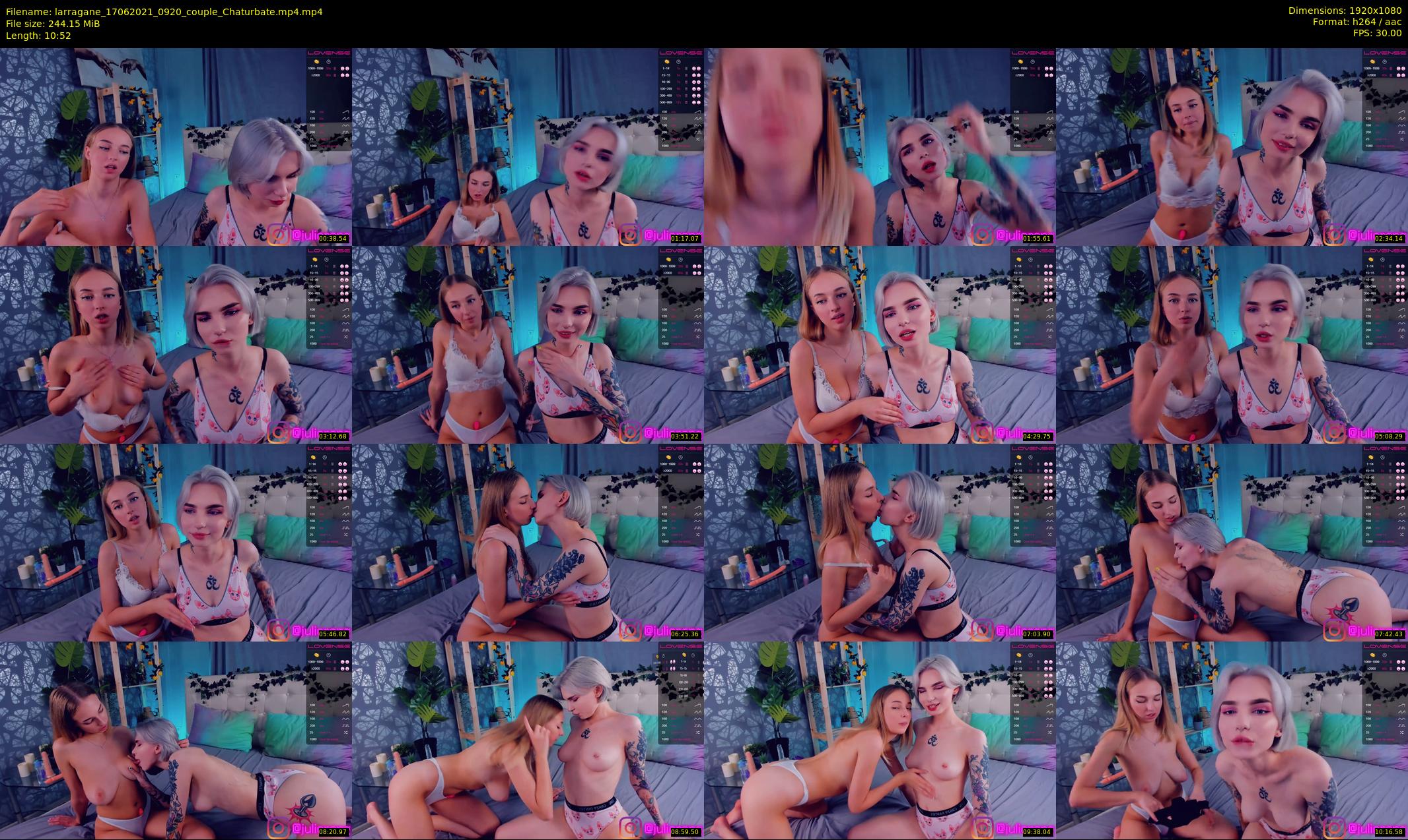 larragane — 11 minute Chaturbate couple cam show recording, 1080p, Jun 17, 2021