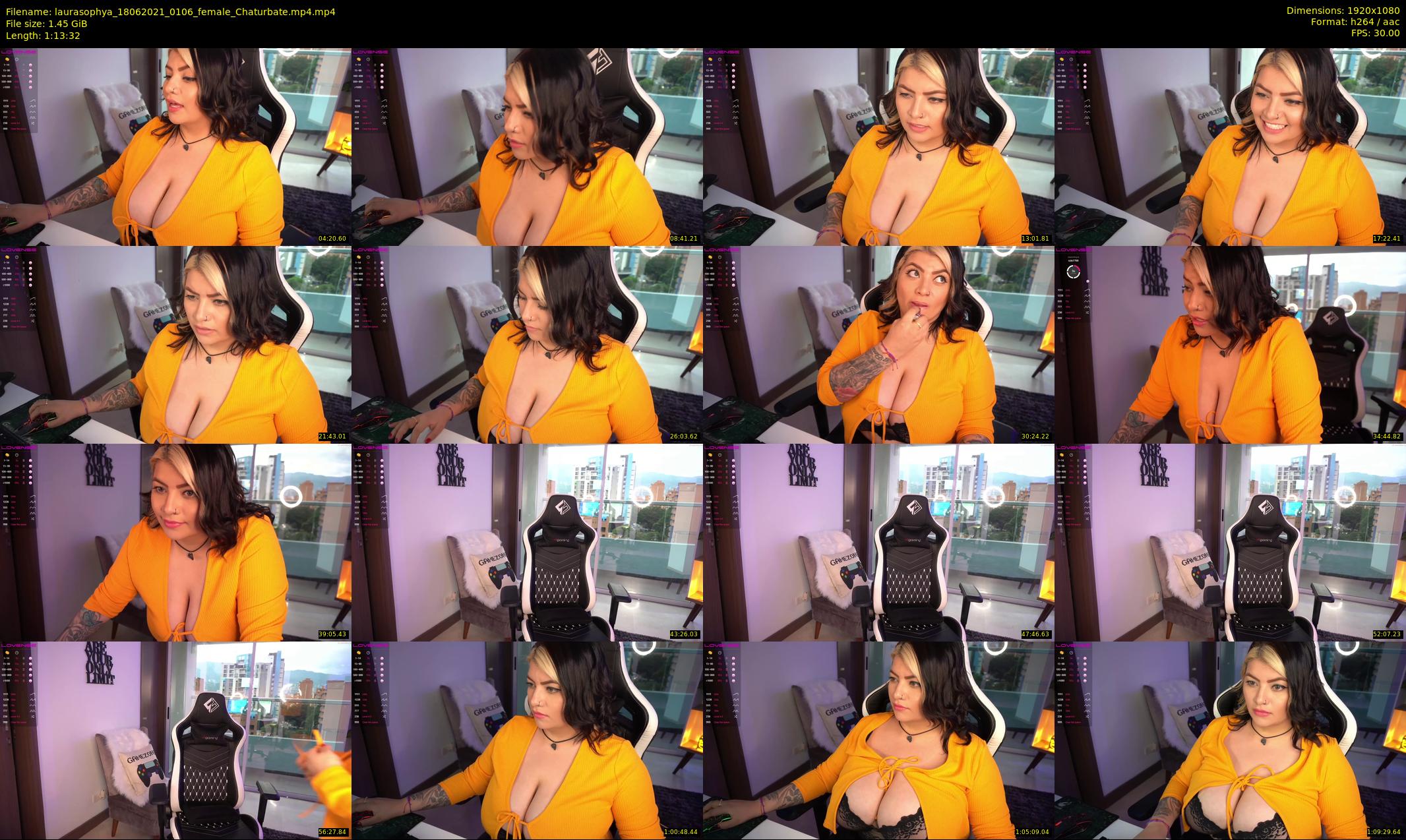 laurasophya — 74 minute Chaturbate female cam show recording, 1080p, Jun 18, 2021
