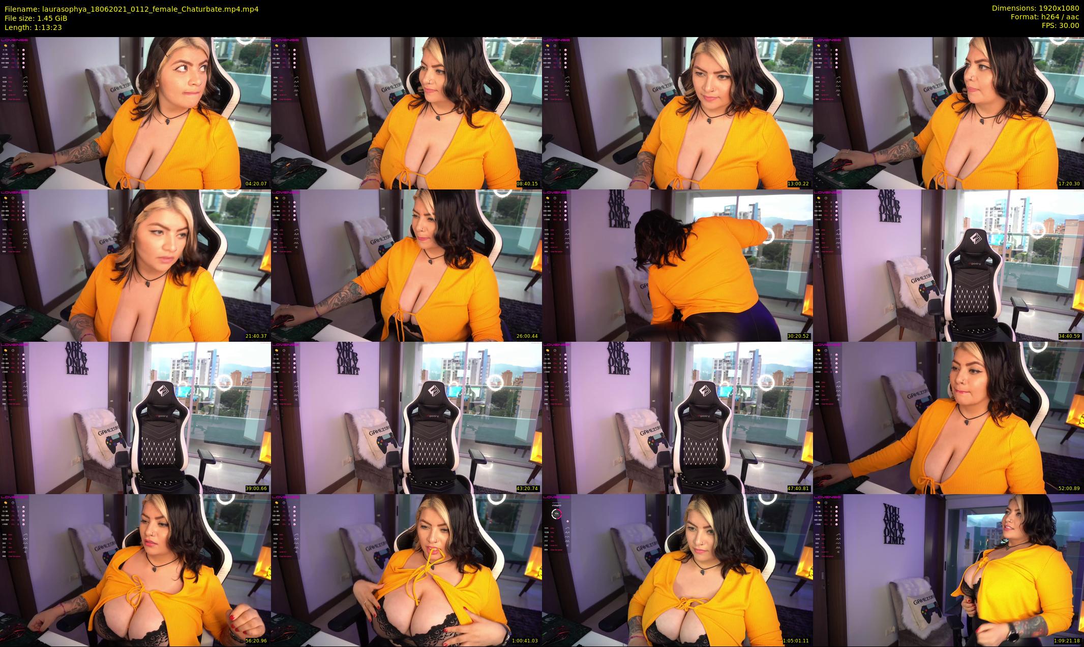 laurasophya — 74 minute Chaturbate female cam show recording, 1080p, Jun 18, 2021