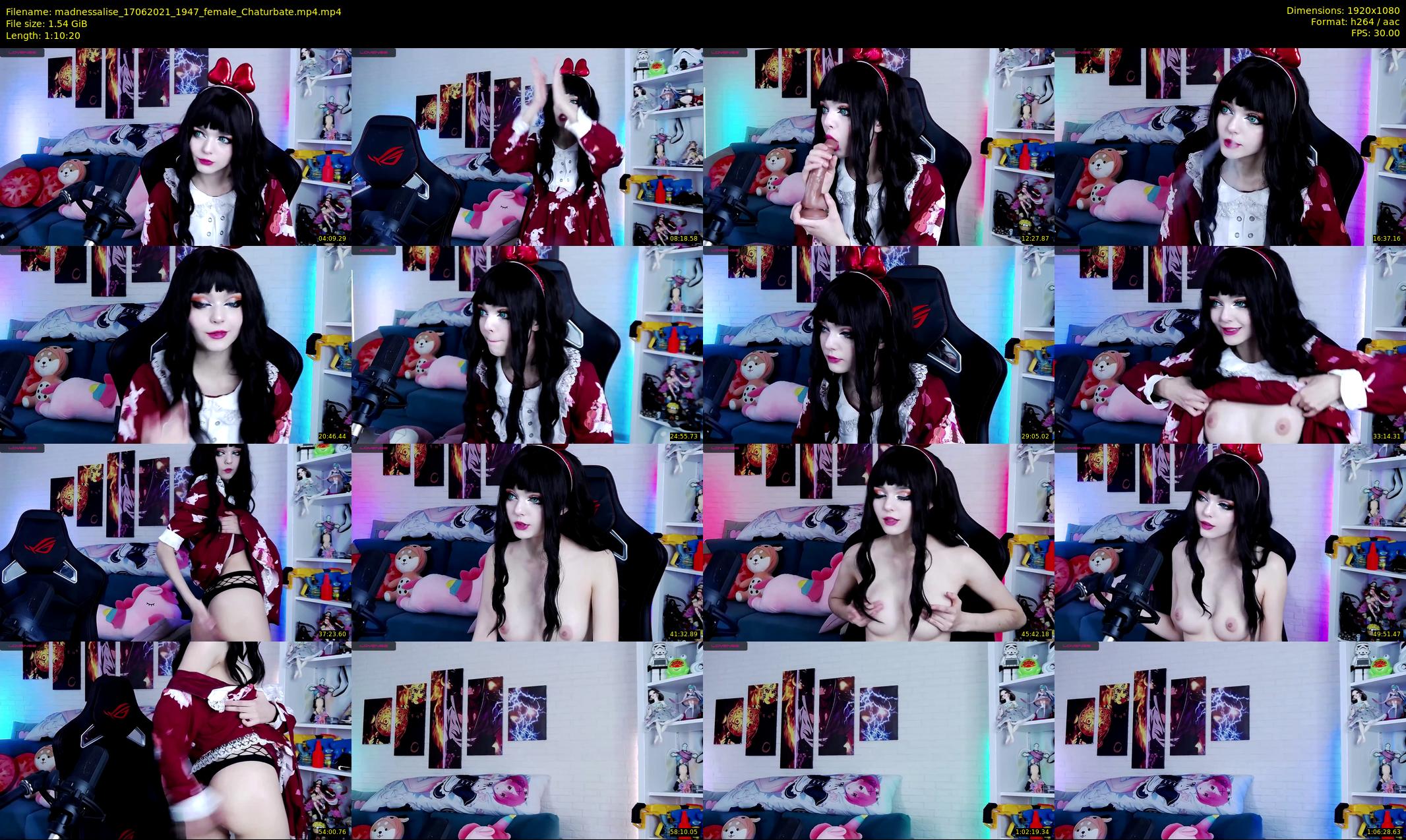 madnessalise — 71 minute Chaturbate female cam show recording, 1080p, Jun 17, 2021