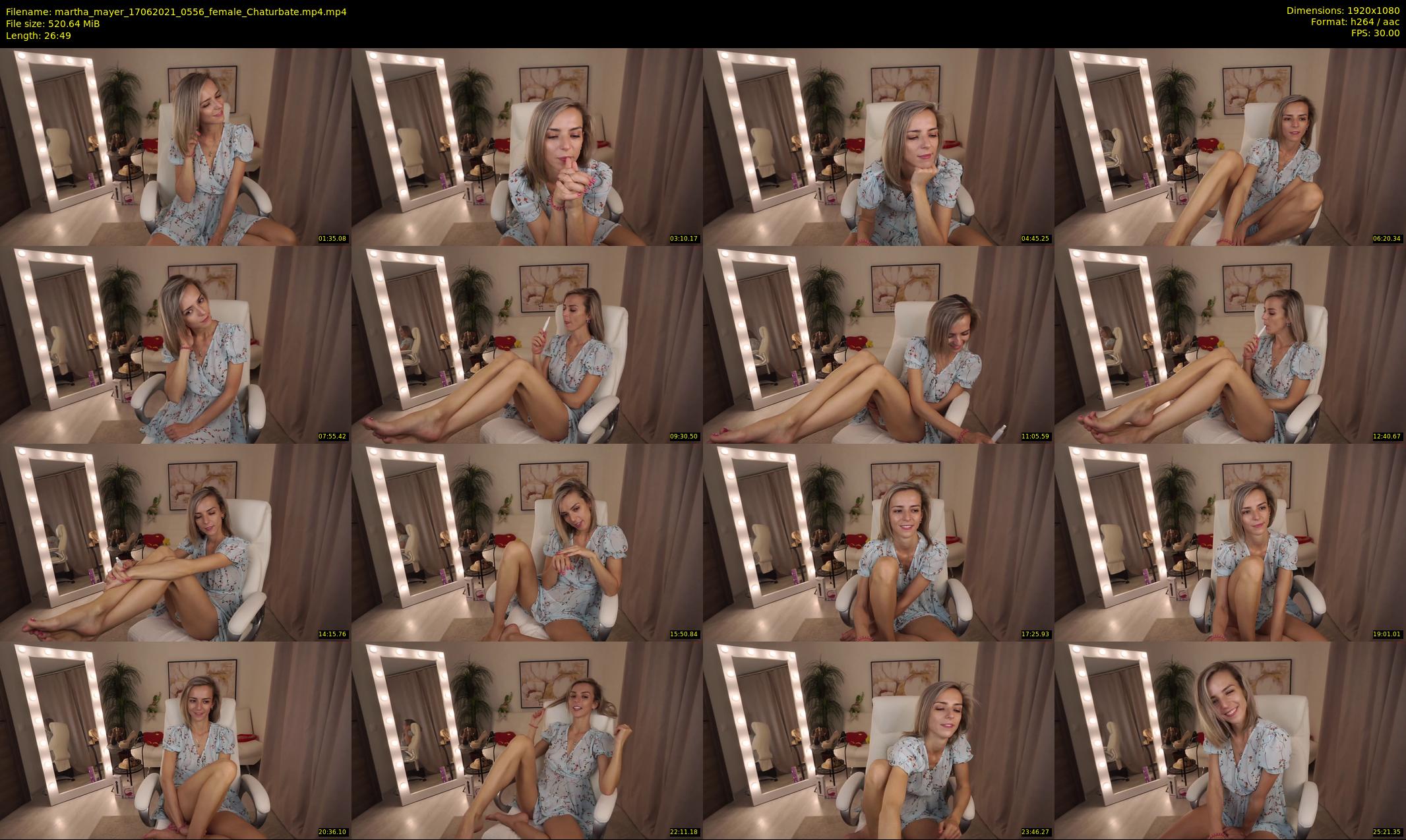martha_mayer — 27 minute Chaturbate female cam show recording, 1080p, Jun 17, 2021