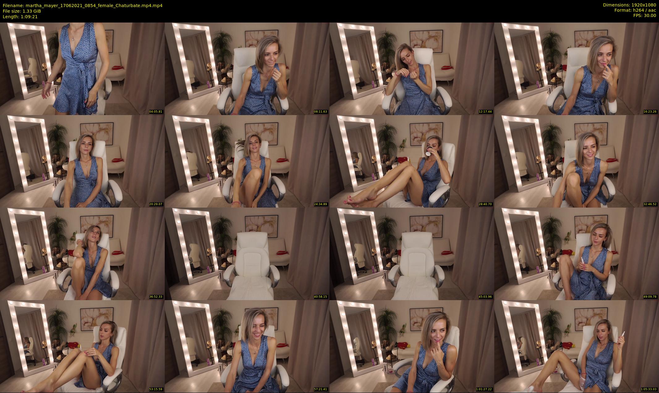 martha_mayer — 70 minute Chaturbate female cam show recording, 1080p, Jun 17, 2021