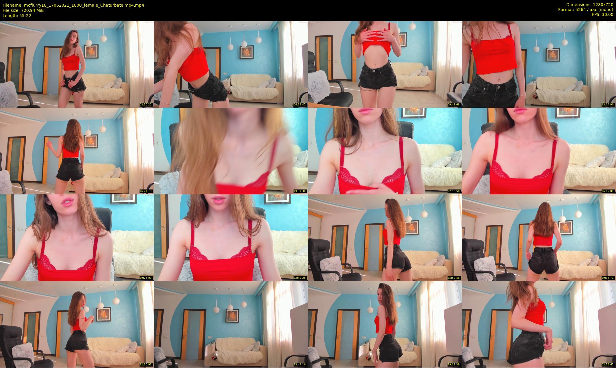 mcflurry18 — 56 minute Chaturbate female cam show recording, 720p, Jun 17, 2021