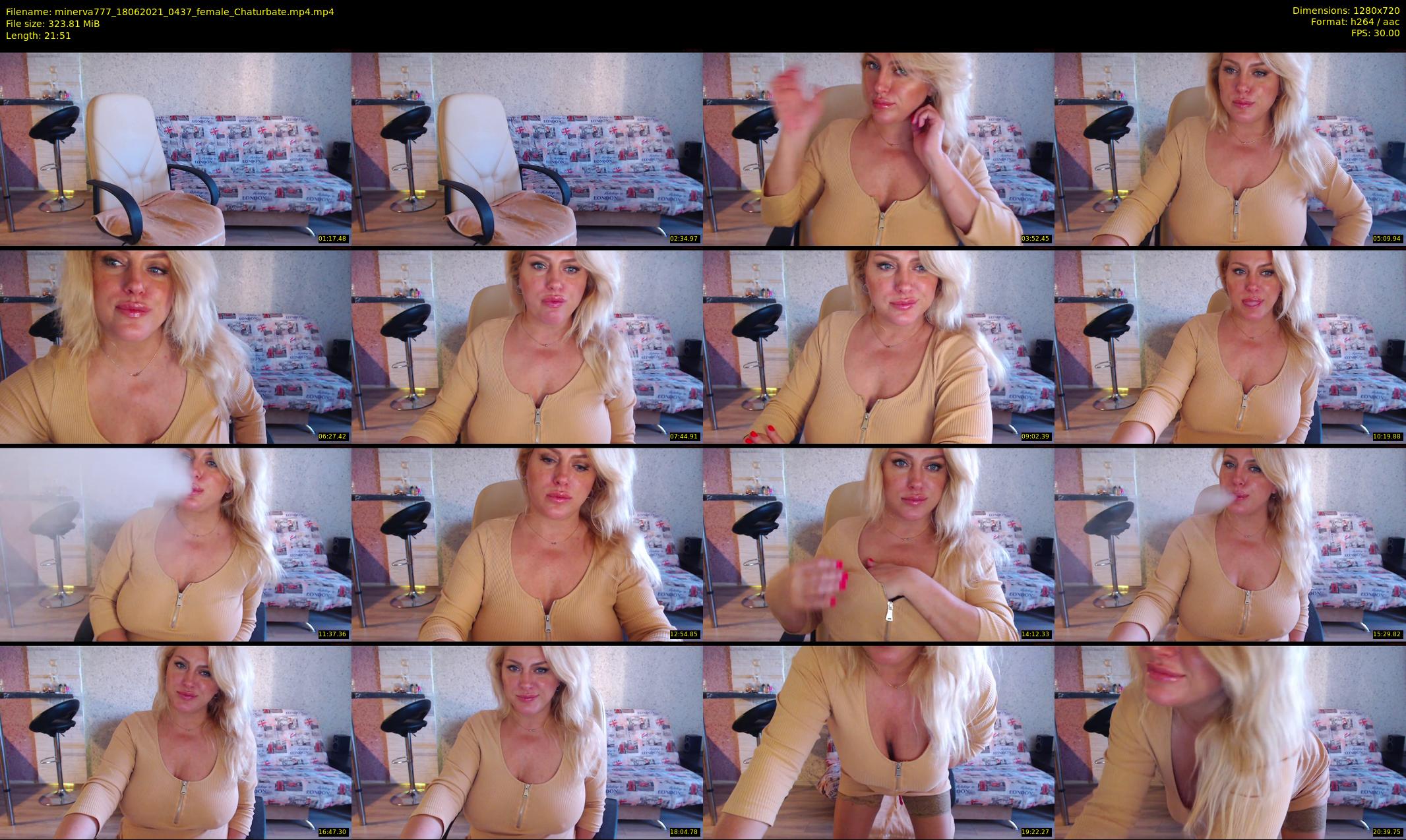 minerva777 — 22 minute Chaturbate female cam show recording, 720p, Jun 18, 2021