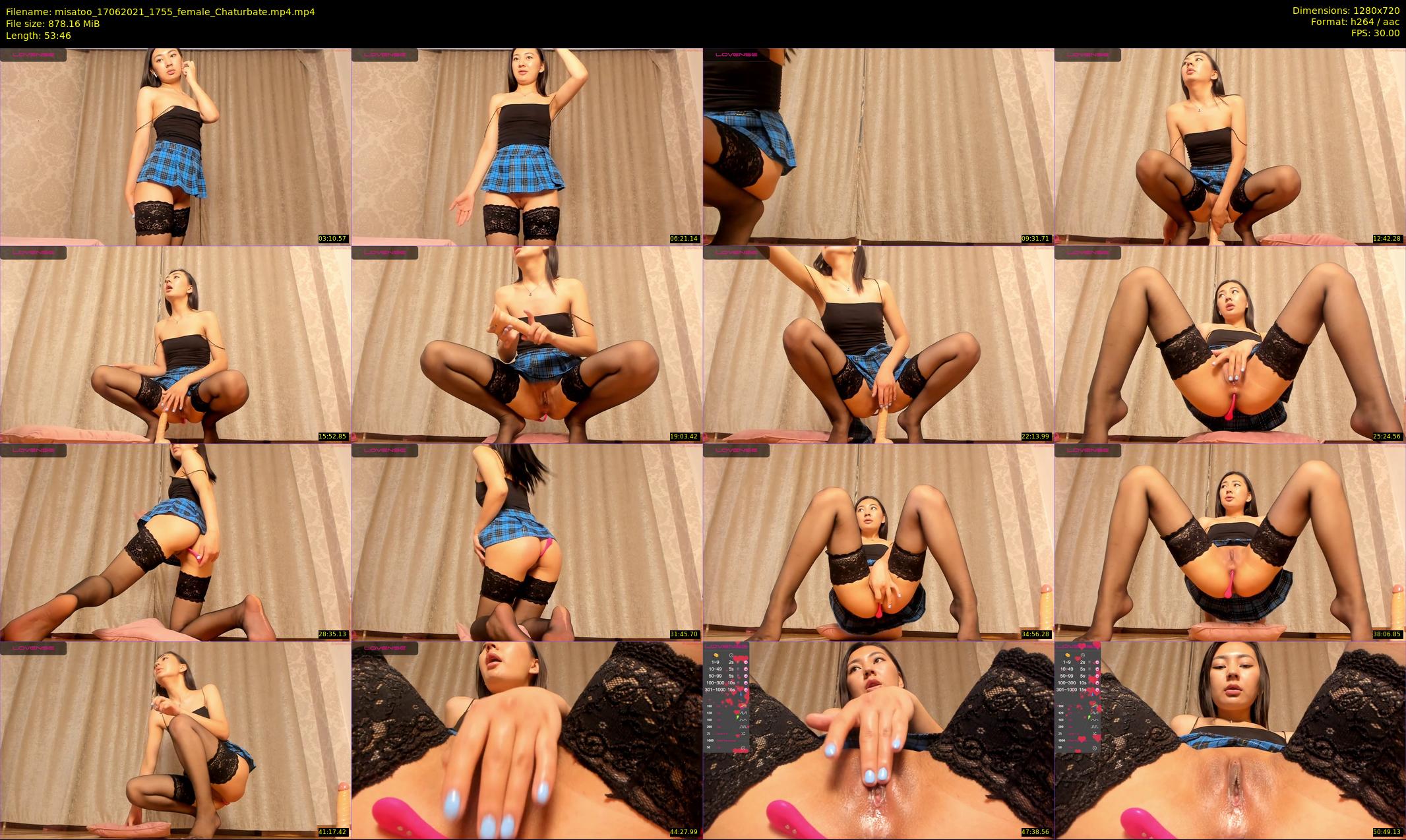 misatoo — 54 minute Chaturbate female cam show recording, 720p, Jun 17, 2021