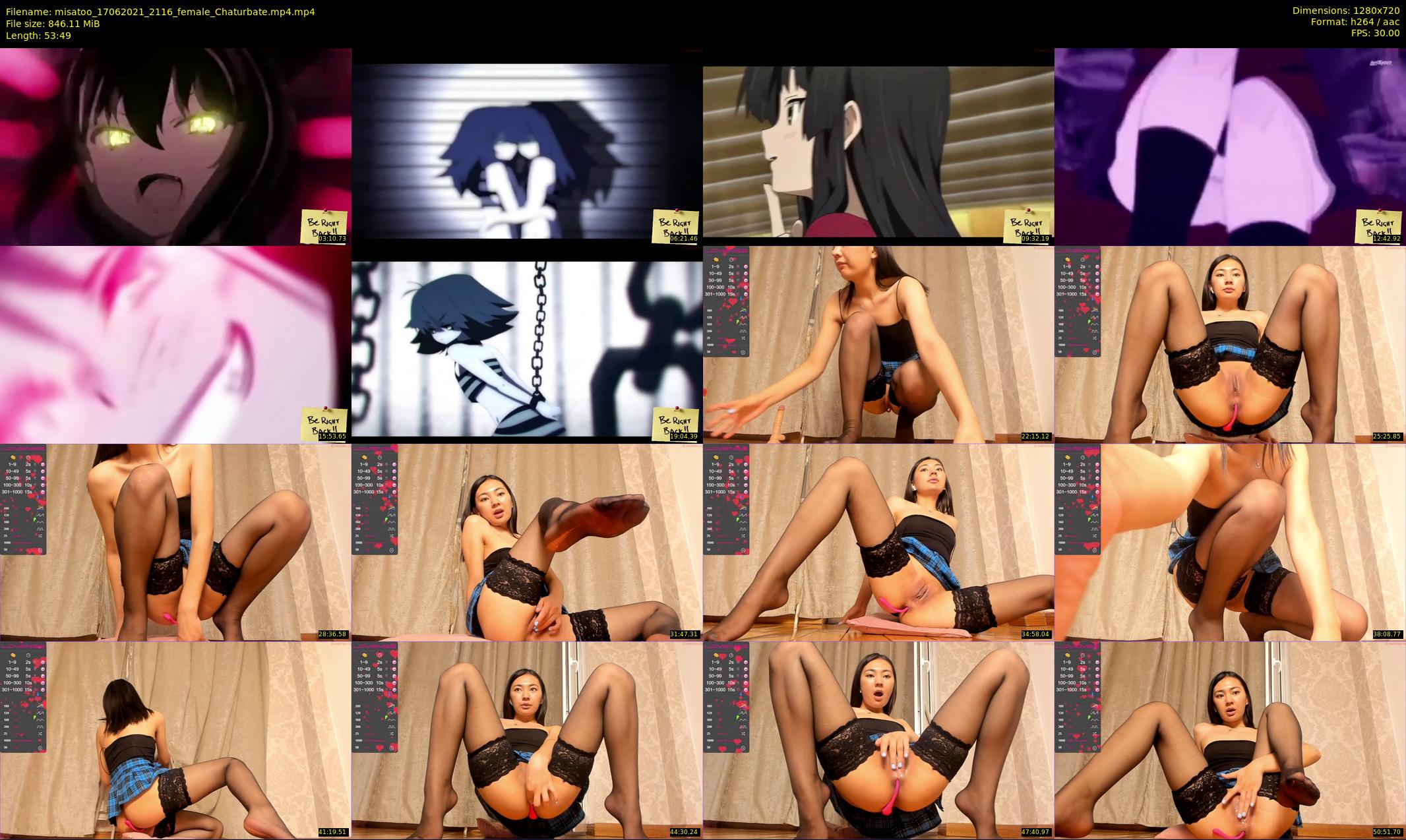 misatoo — 54 minute Chaturbate female cam show recording, 720p, Jun 17, 2021