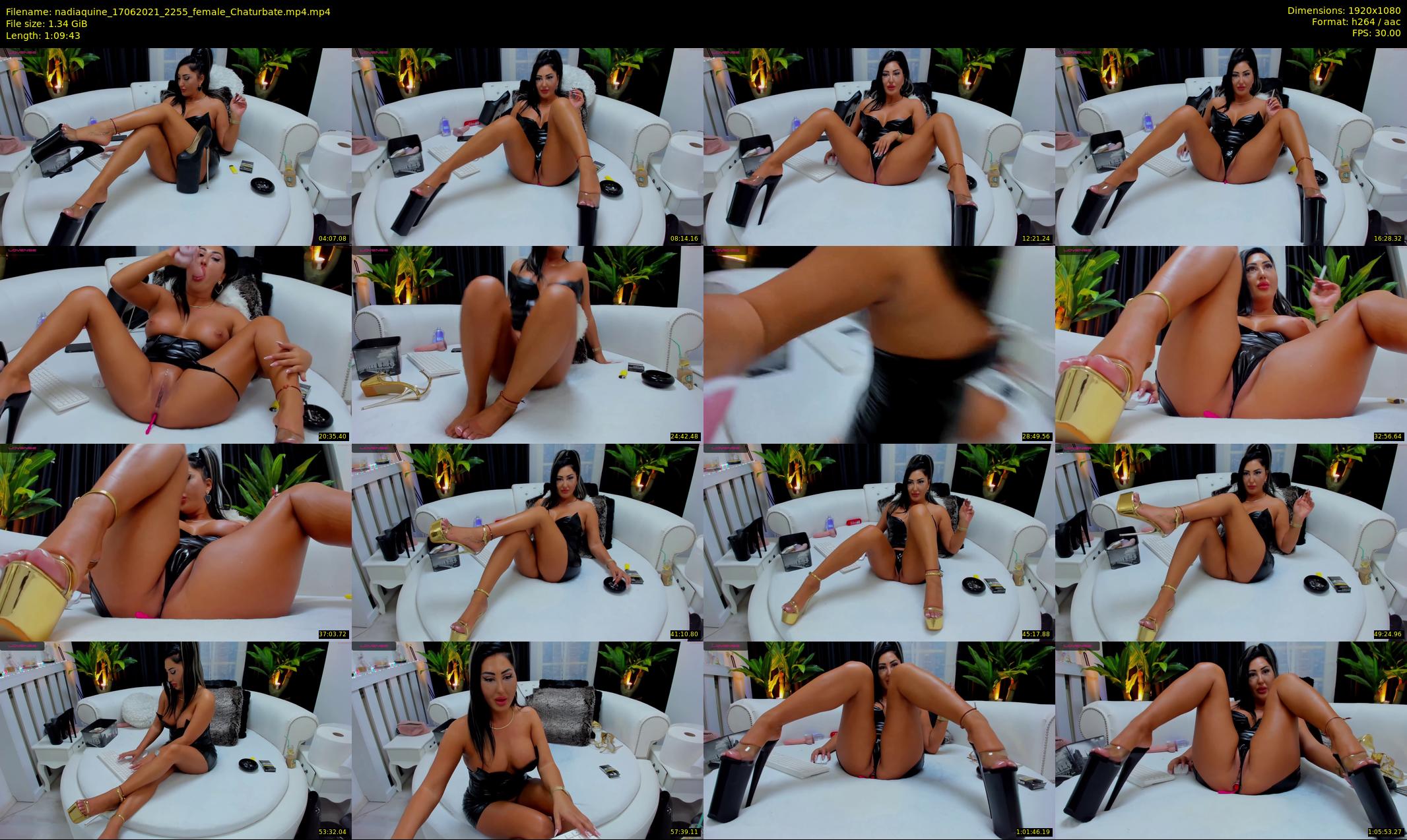 nadiaquine — 70 minute Chaturbate female cam show recording, 1080p, Jun 17, 2021