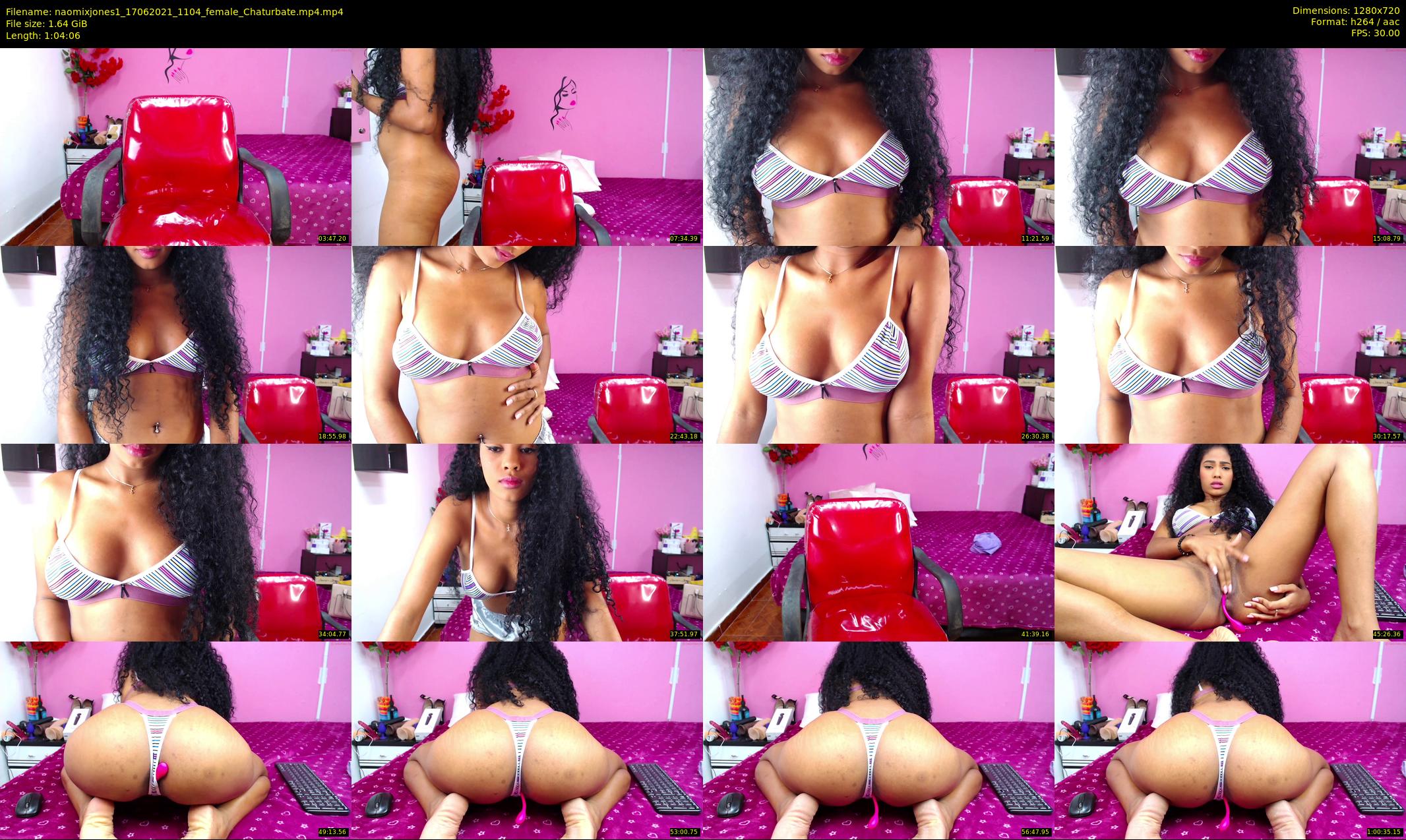 naomixjones1 — 65 minute Chaturbate female cam show recording, 720p, Jun 17, 2021