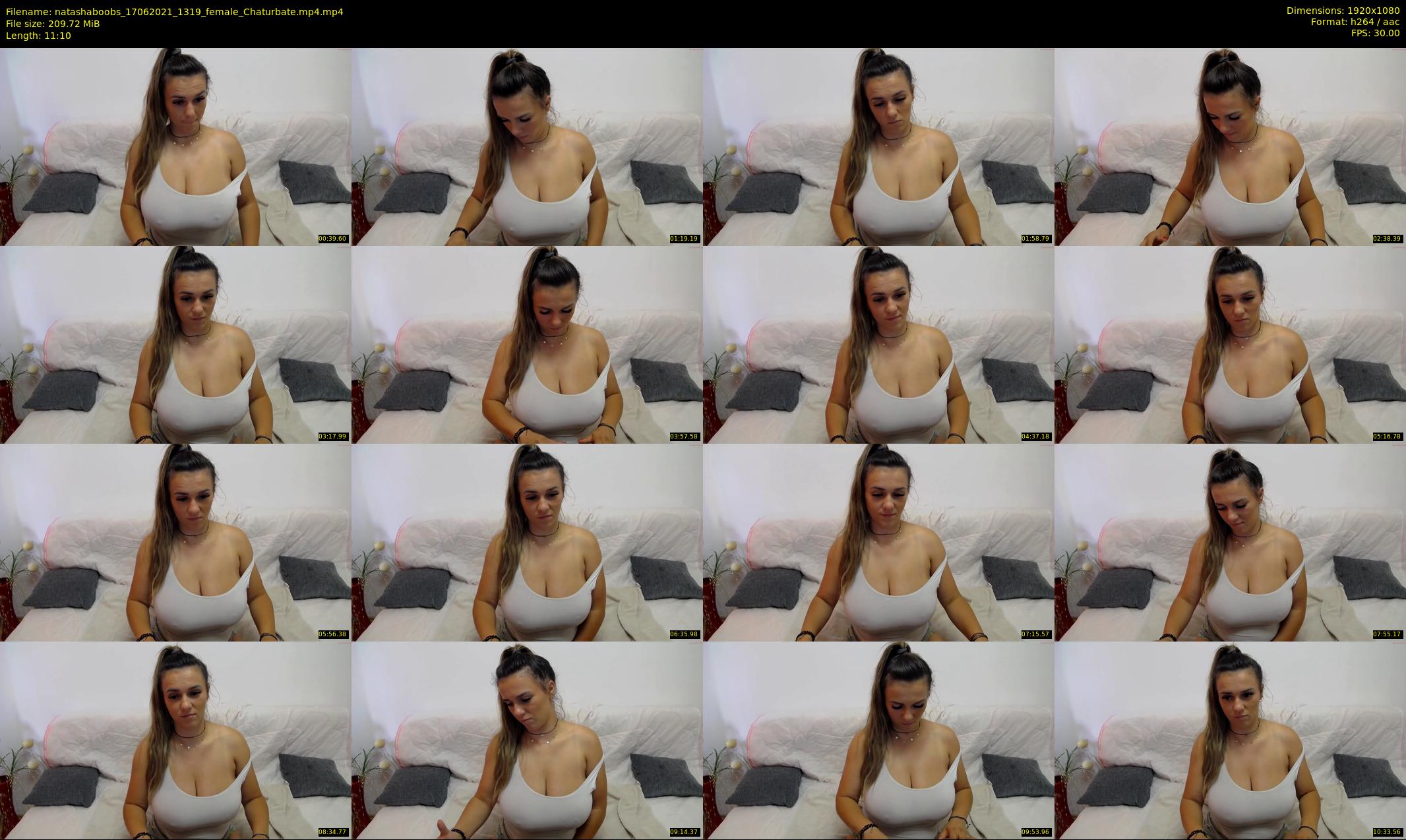 natashaboobs — 12 minute Chaturbate female cam show recording, 1080p, Jun 17, 2021