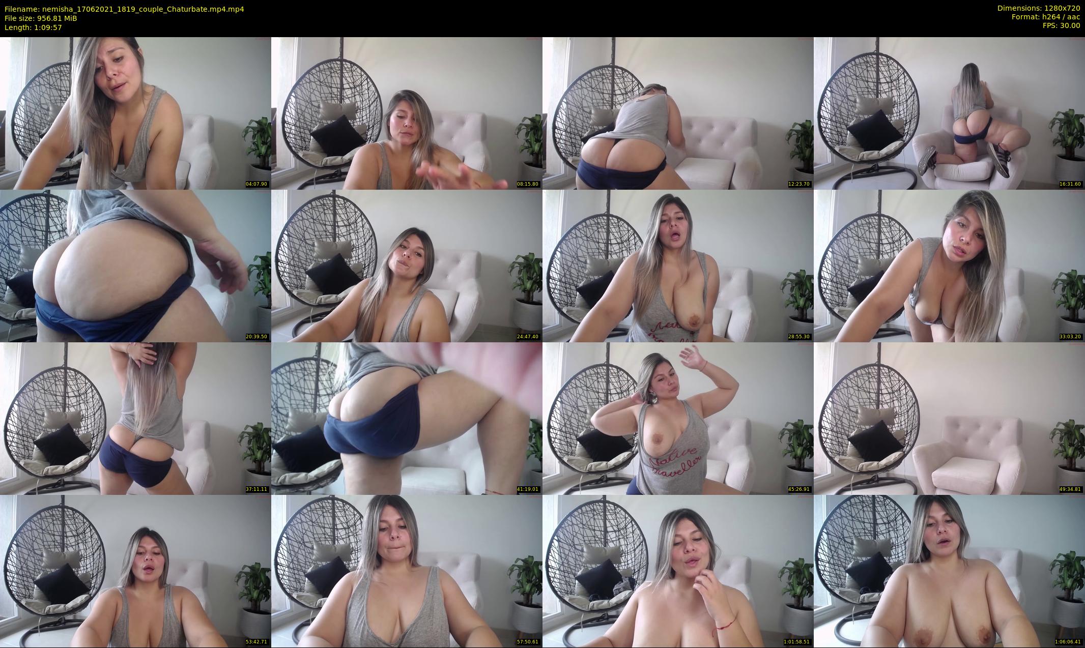 nemisha — 70 minute Chaturbate female cam show recording, 720p, Jun 17, 2021