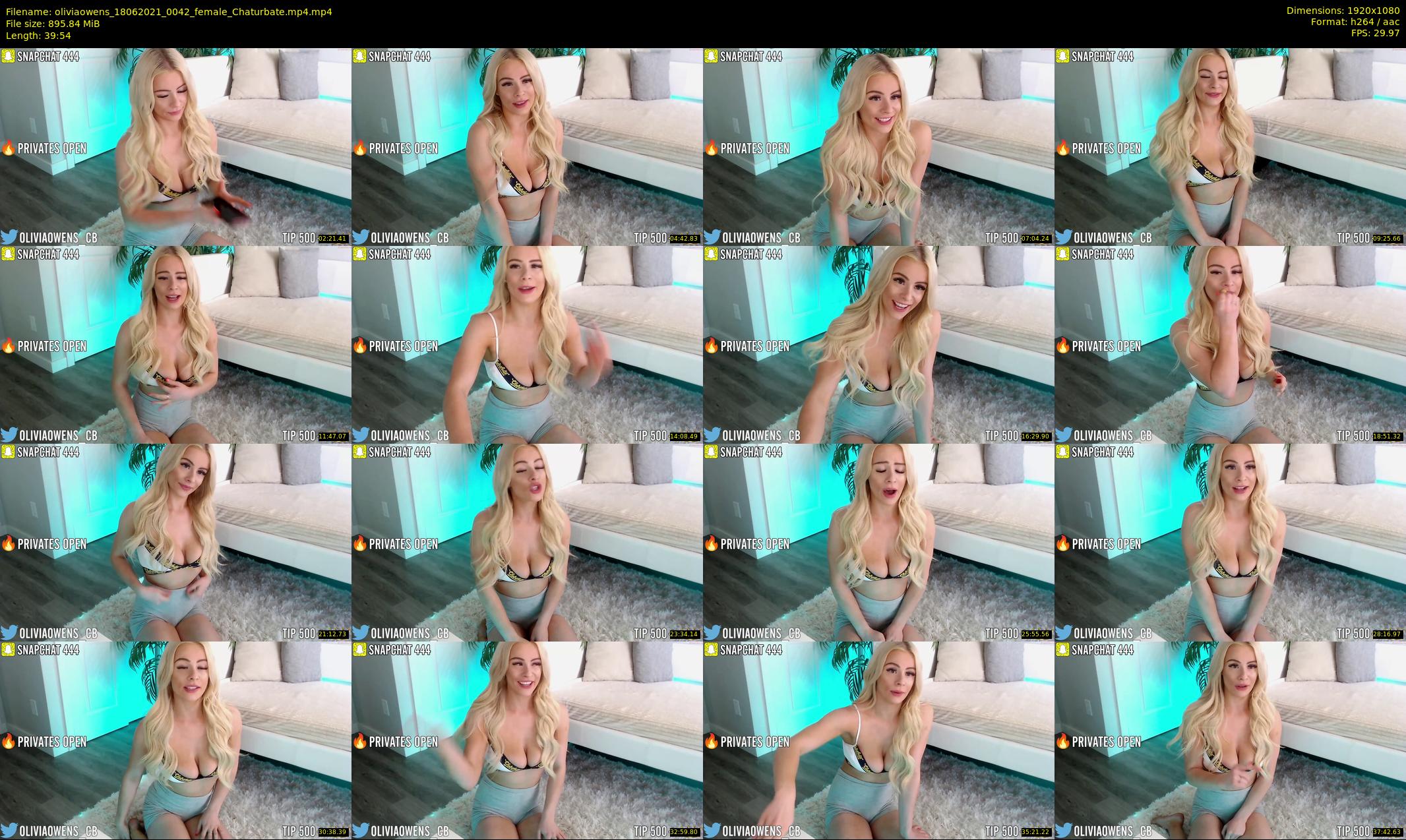 oliviaowens — 40 minute Chaturbate female cam show recording, 1080p, Jun 18, 2021