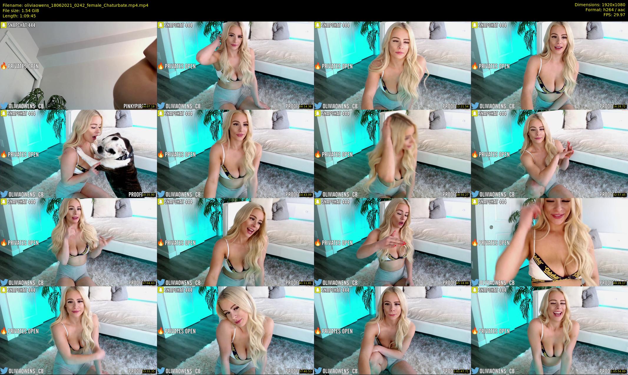 oliviaowens — 70 minute Chaturbate female cam show recording, 1080p, Jun 18, 2021