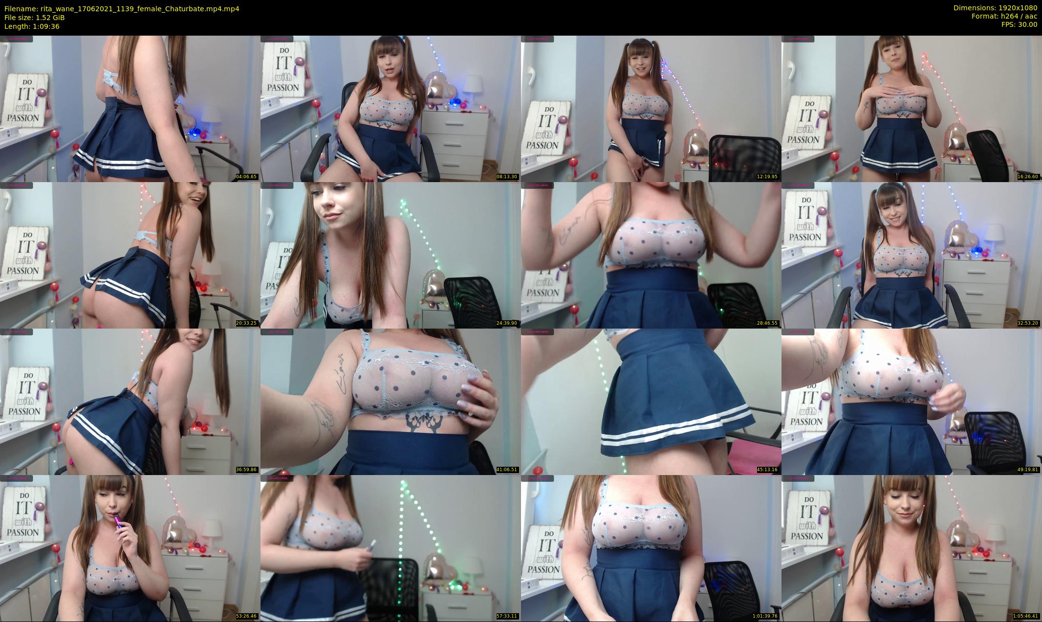 rita_wane — 70 minute Chaturbate female cam show recording, 1080p, Jun 17, 2021